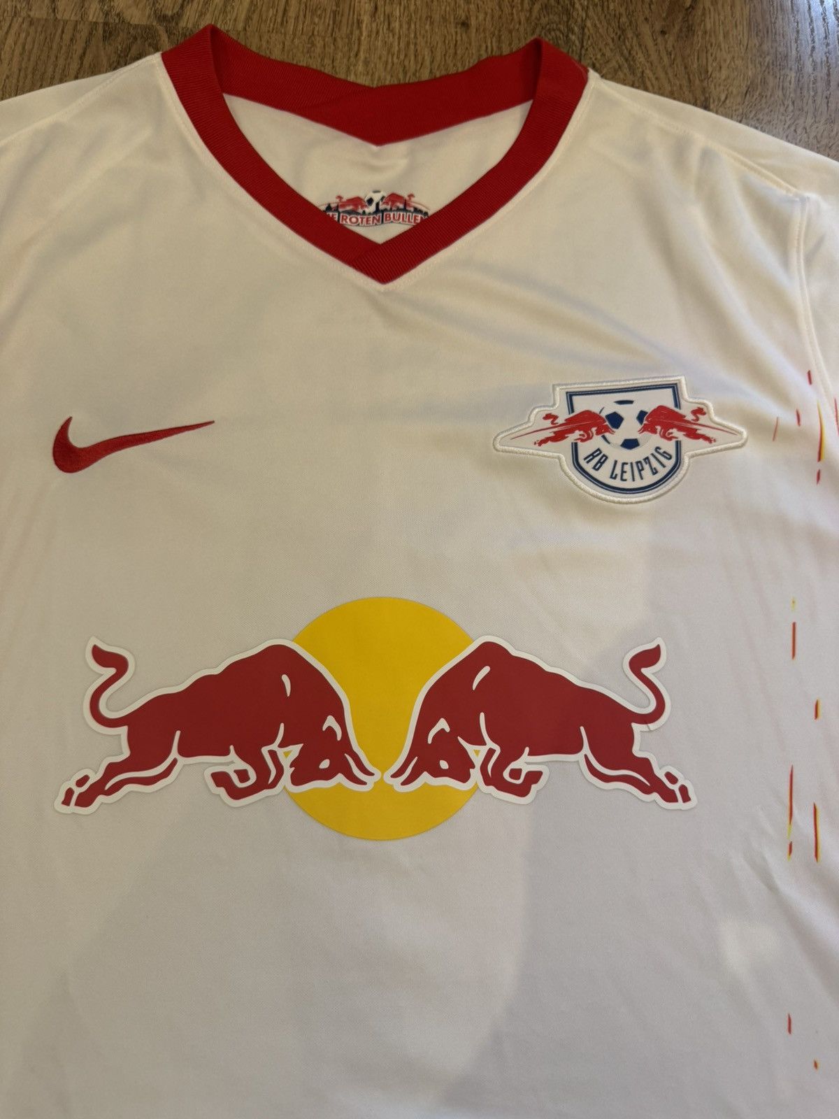 Nike RB Leipzig 2020-21 Home Soccer Jersey Nike Men SIZE XL SHIRT Size US XL / EU 56 / 4 - 5 Thumbnail