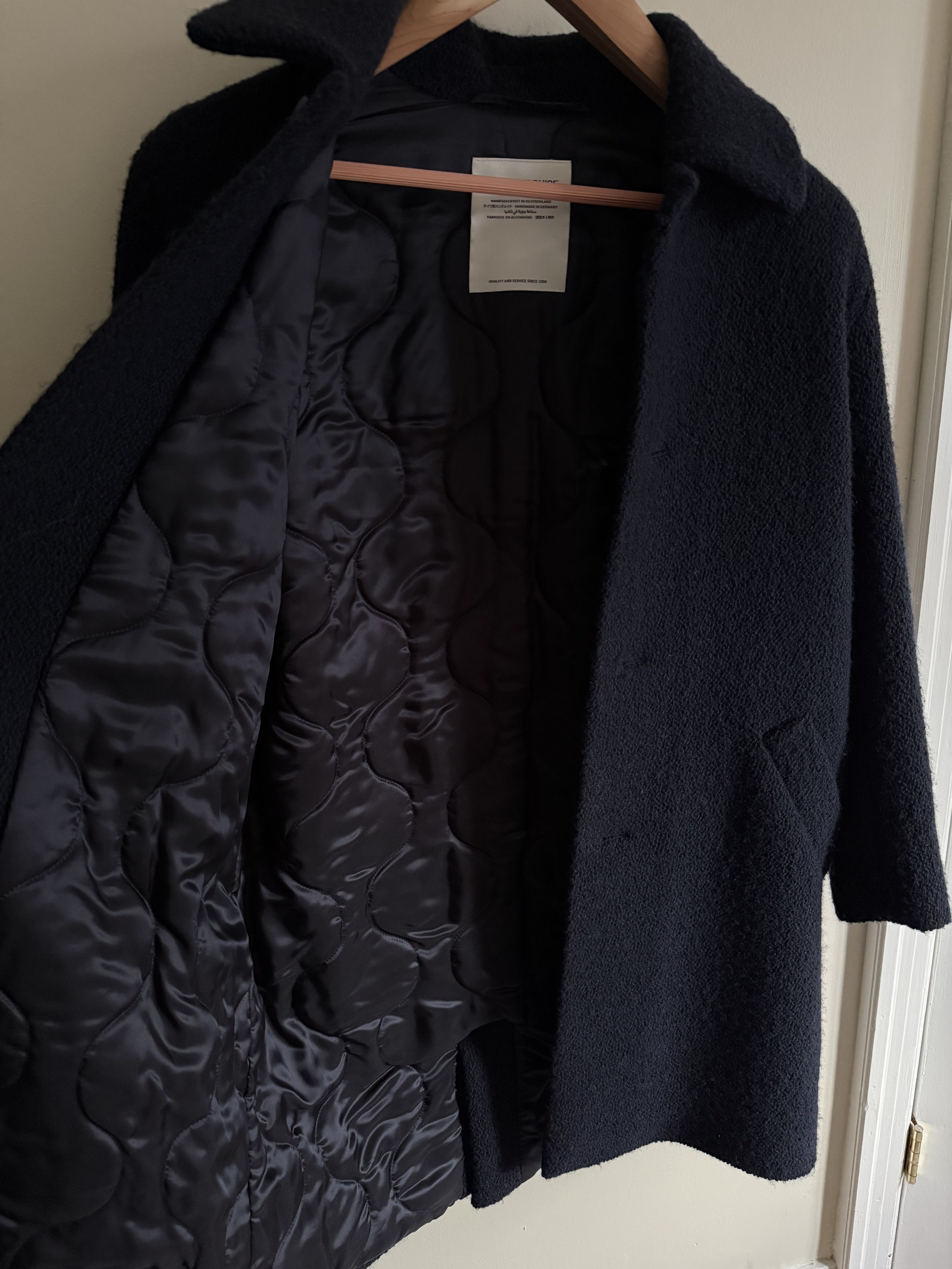 A Kind Of Guise Mcnamara Mac Coat - Blue Night (Tailored/shortened XS) Size US S / EU 44-46 / 1 - 9 Thumbnail