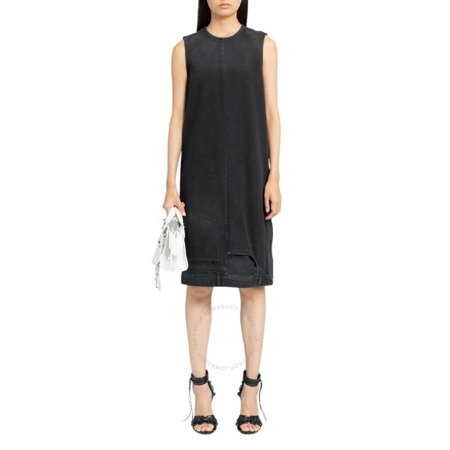 Balenciaga o1bcso1str0326 Sack Dress in Black Size M / US 6-8 / IT 42-44 - 1 Preview