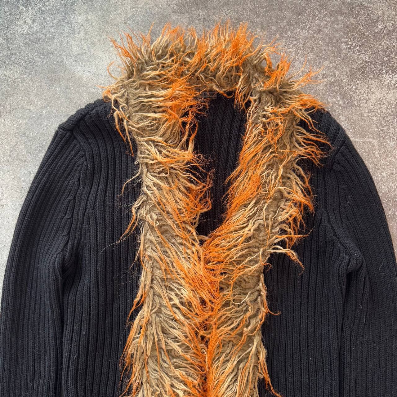 If Six Was Nine × Japanese Brand × Vintage Amazing Faux Fur Vintage Sexy Sweater Size M / US 6-8 / IT 42-44 - 3 Thumbnail