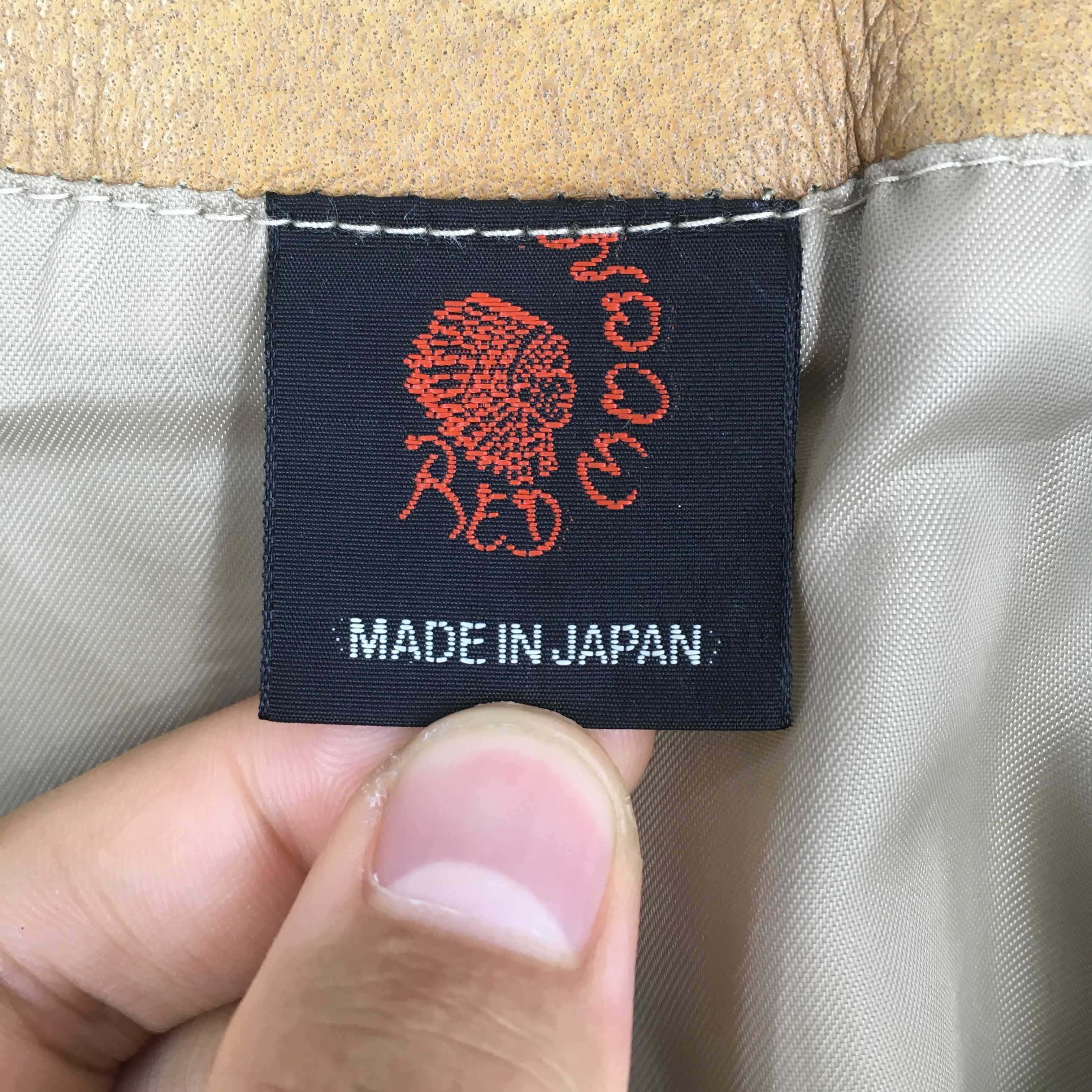 Japanese Brand Vintage Red Moon Leather Vest Jacket Large Size US L / EU 52-54 / 3 - 2 Thumbnail