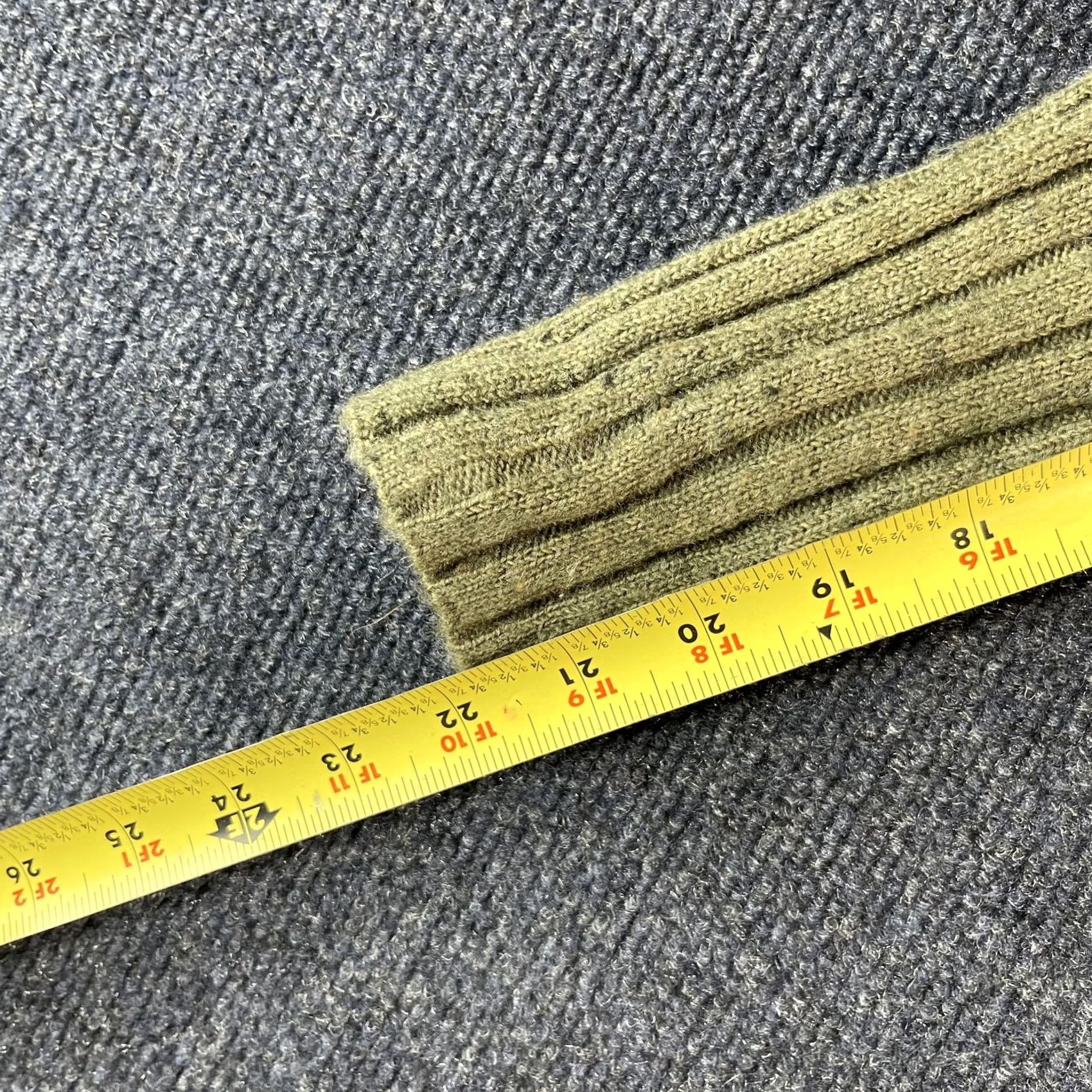 Madewell Madewell Sweater Womens XS Green Long Sleeve Mock Neck Ribbed Knit Pullover Size XS / US 0-2 / IT 36-38 - 6 Thumbnail