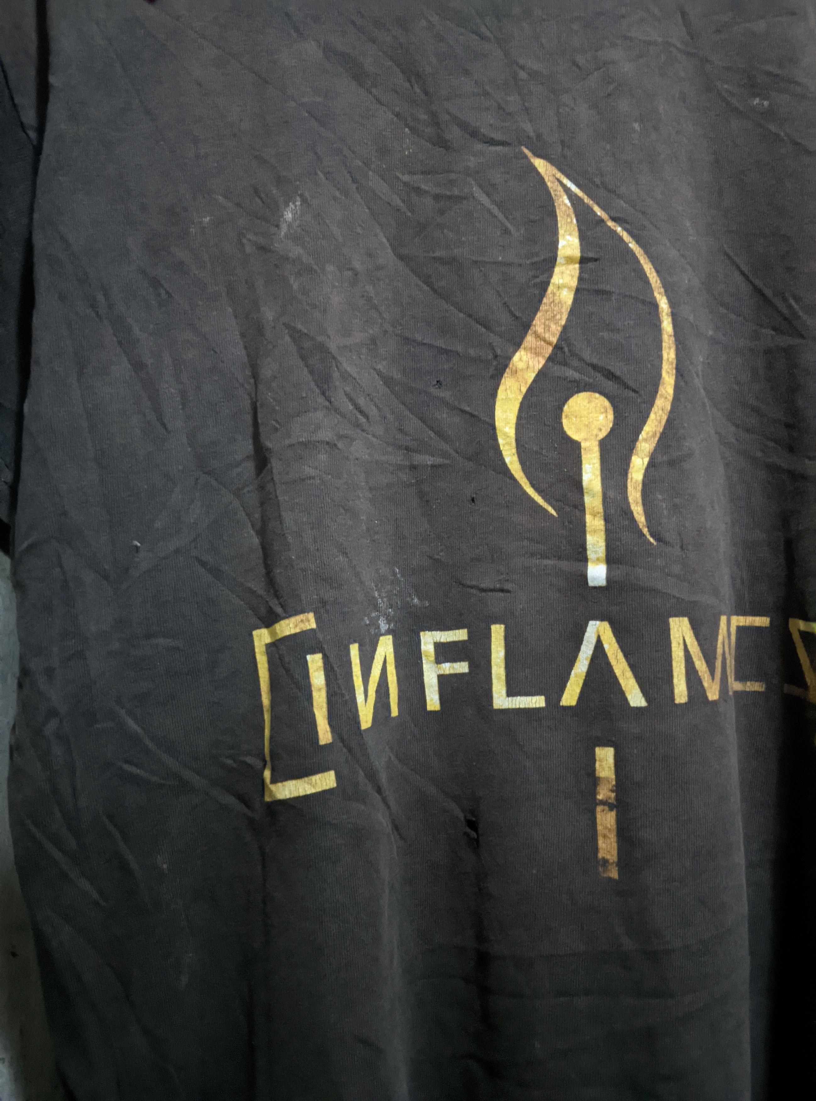 Vintage Vintage 2001 thrashed in flames death metal distressed erd Size US M / EU 48-50 / 2 - 6 Thumbnail