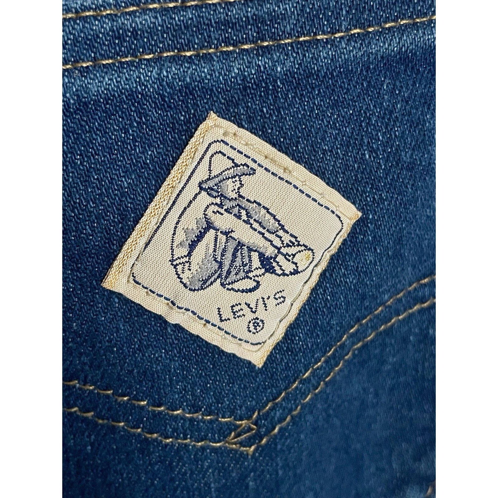 Levi's Vintage 70s 80s Levis Prospector High Rise Wide Leg Jeans 12 Size 26" / US 2 / IT 38 - 7 Thumbnail