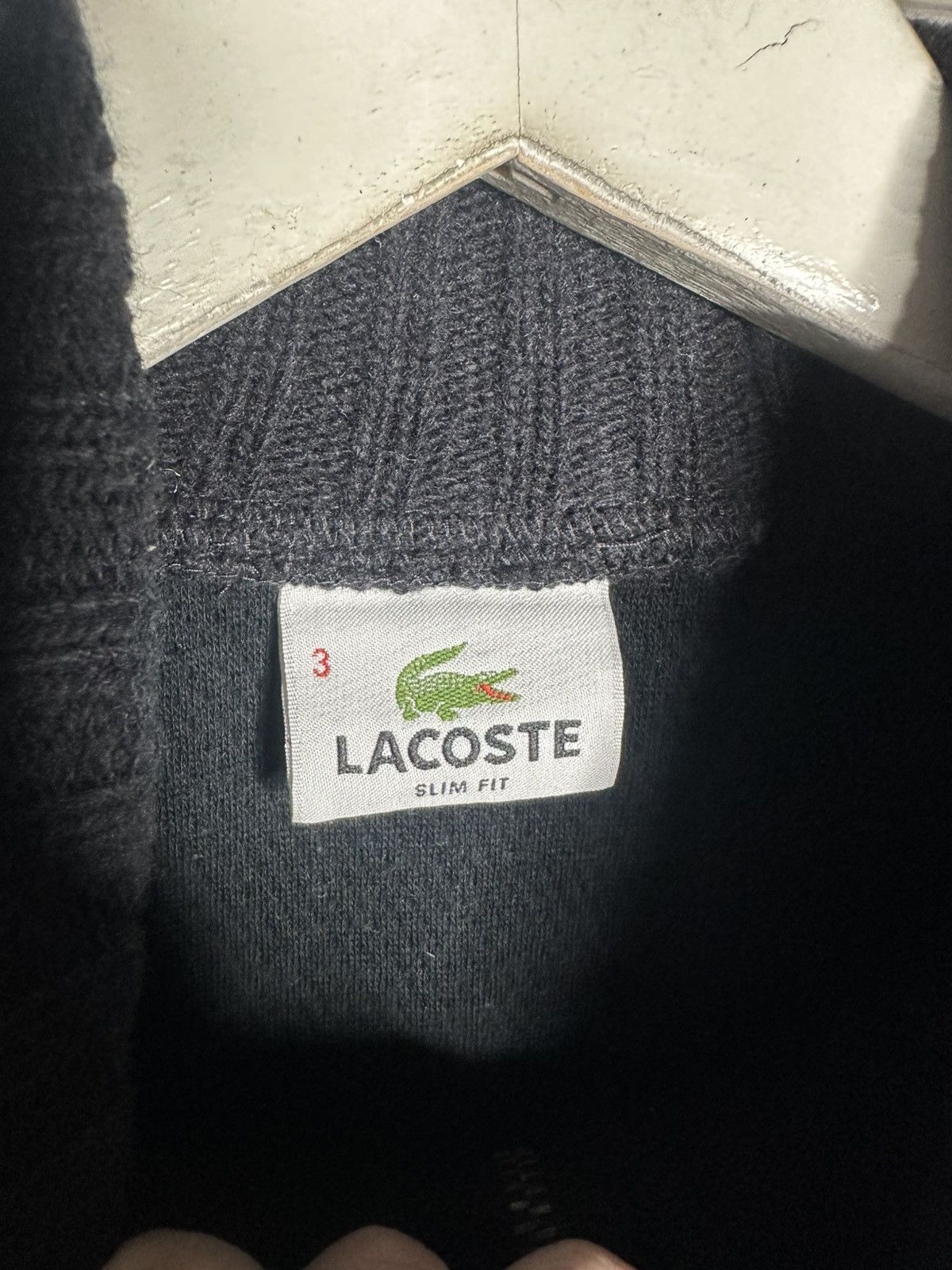 Lacoste Lacoste Half Zip Knit Sweater Wool Logo Jumper Size 3 (S) Size US S / EU 44-46 / 1 - 8 Thumbnail
