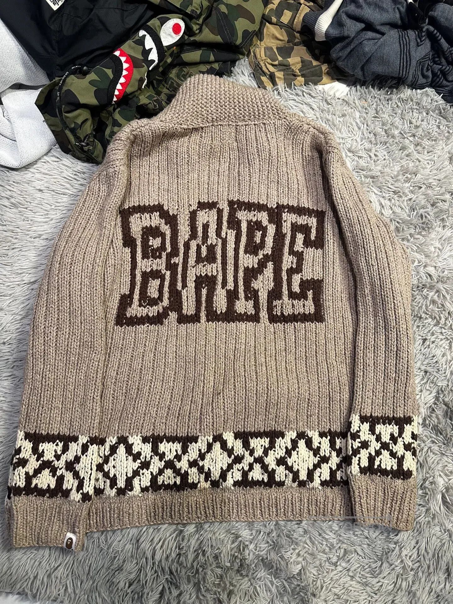 Bape Bape Knit Cardigan. Size US XL / EU 56 / 4 - 2 Thumbnail