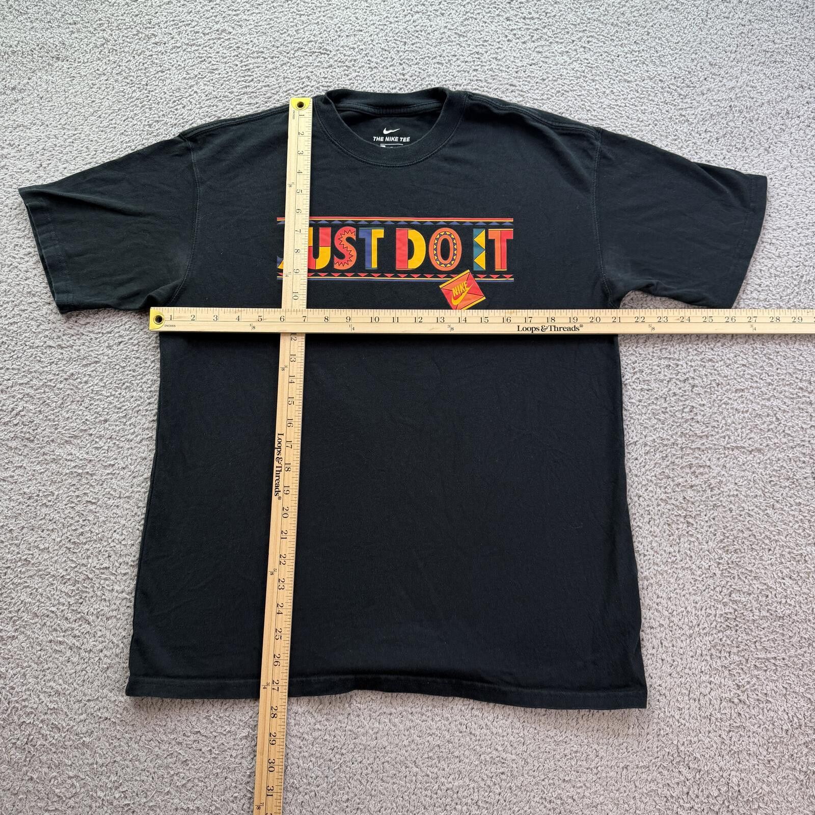Nike Nike Just Do It Tribal Aztec Tee Black Medium The Nike Tee Size US XS / EU 42 / 0 - 3 Thumbnail