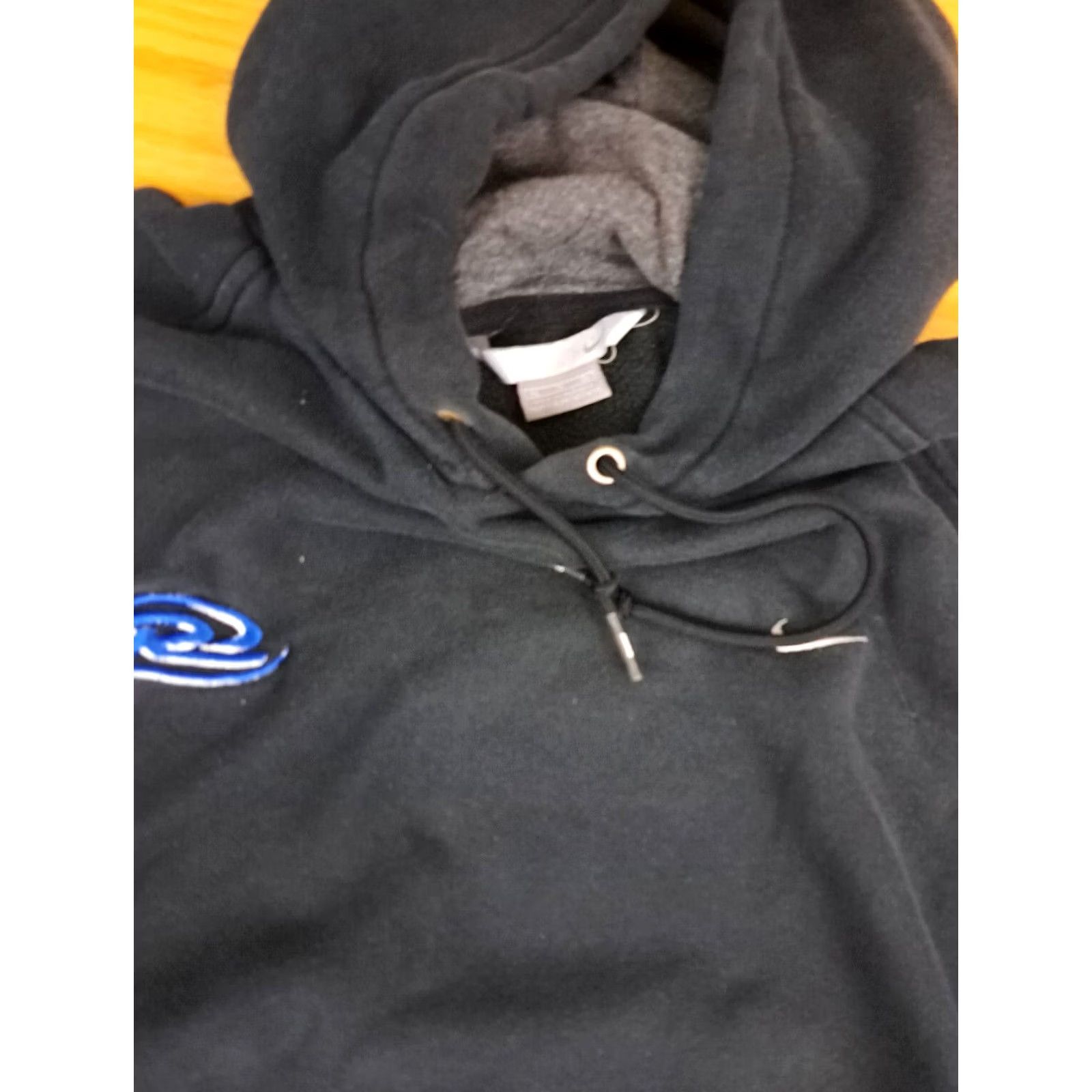 Nike Nike Black Pullover Hooded Sweatshirt XL Size US XL / EU 56 / 4 - 3 Thumbnail