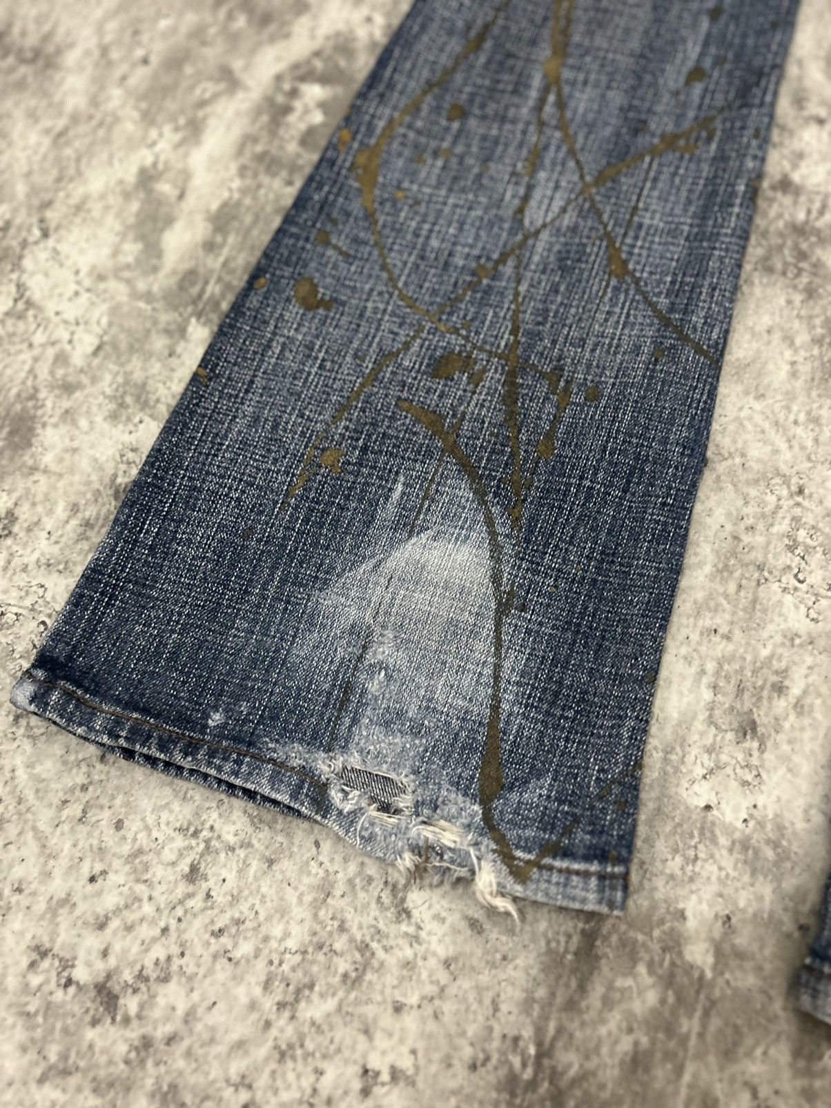 If Six Was Nine × Japanese Brand × Le Grande Bleu (L.G.B.) Vintage Orignal Jeans Distressed Flare Pans Size US 30 / EU 46 - 8 Thumbnail