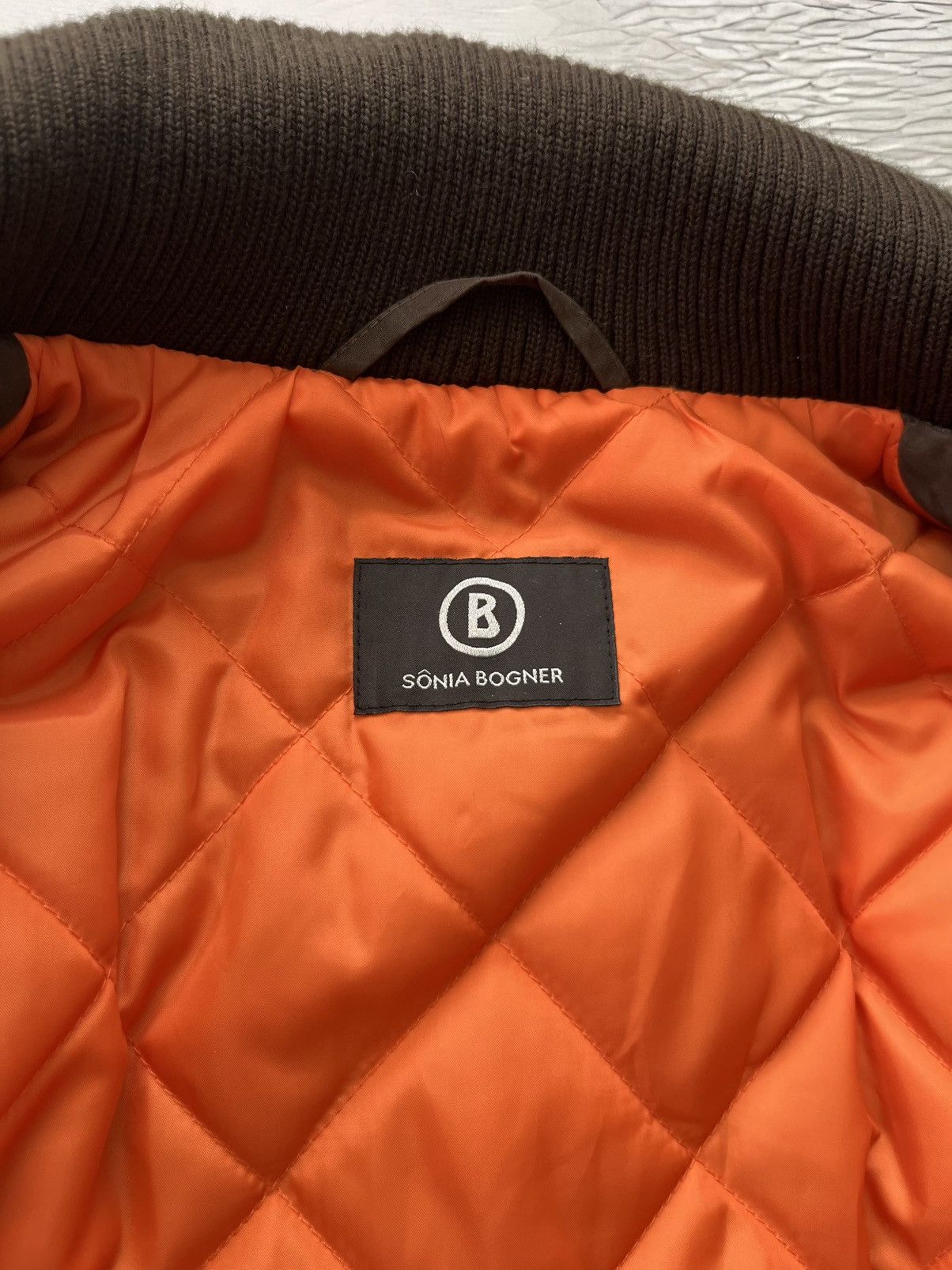 Bogner Sonia Bogner Vintage Bomber Jacket Designer Brown Women Size M / US 6-8 / IT 42-44 - 9 Thumbnail