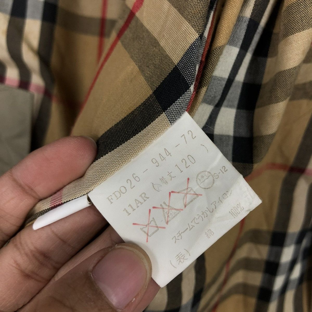 Burberry 🔥VINTAGE LONG JACKET TRENCH COAT BURBERRYS NOVA CHECK Size US M / EU 48-50 / 2 - 18 Thumbnail