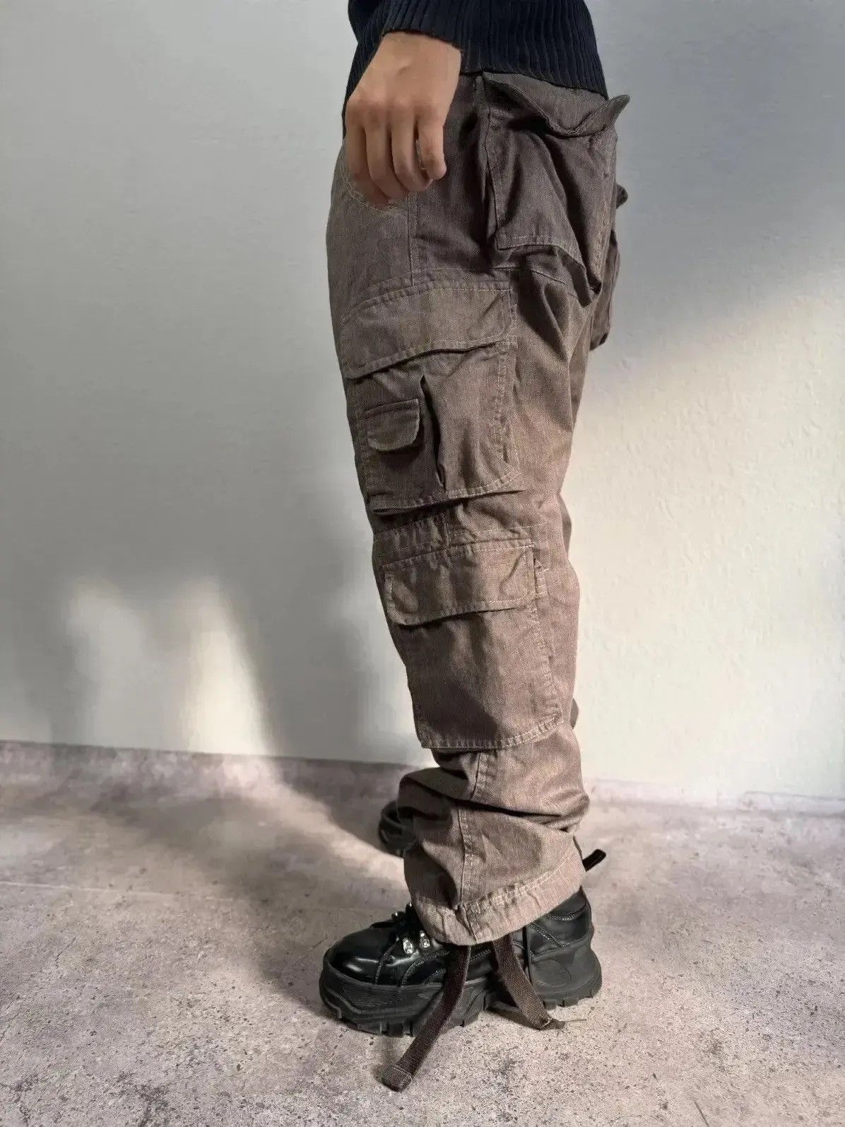 14th Addiction × Japanese Brand × Le Grande Bleu (L.G.B.) Junya Watanabe Style G Star raw Bondage GOA cargo pants Size US 34 / EU 50 - 11 Thumbnail