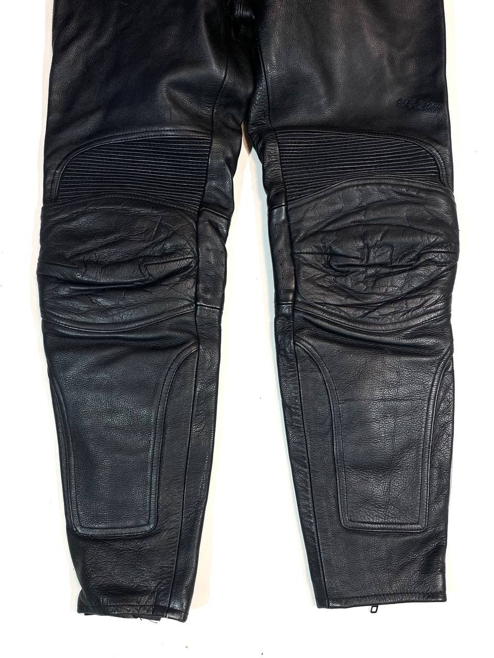 Leather Cafe Racer Vintage Moto Racing Leather Pants Size US 29 - 3 Thumbnail