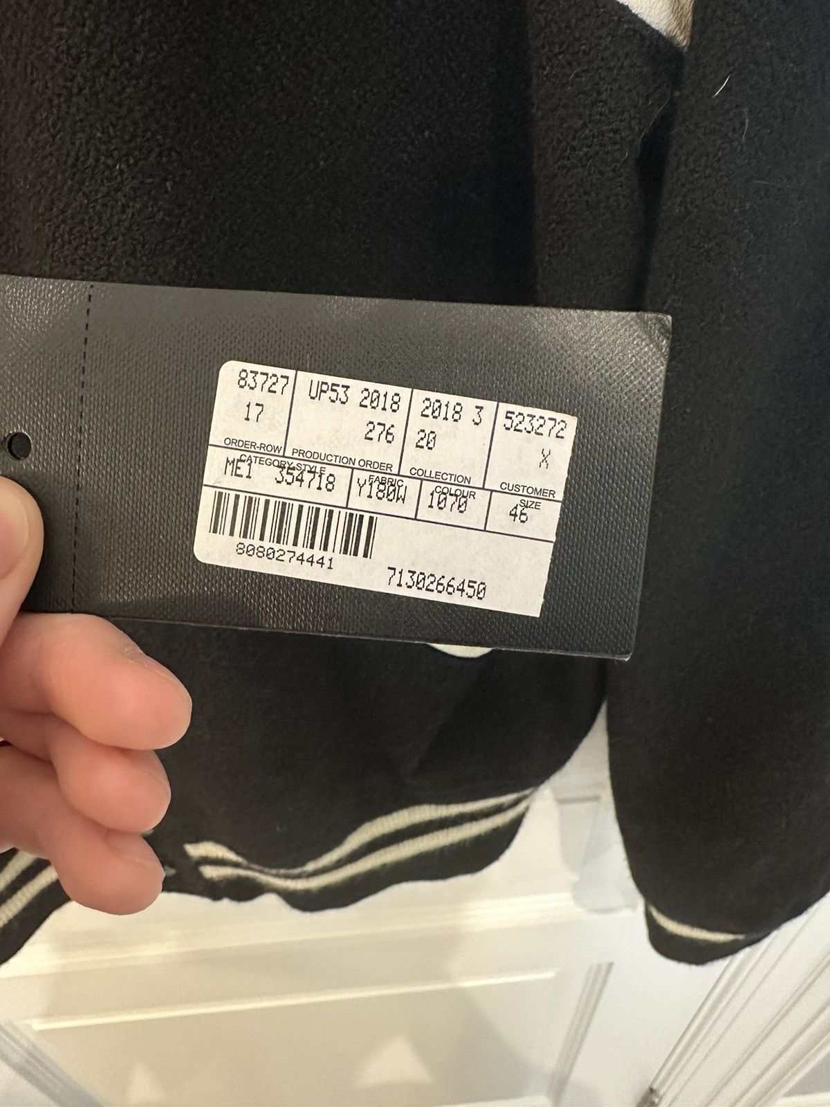Saint Laurent Paris 2018 Saint Laurent Teddy Jacket Size US S / EU 44-46 / 1 - 8 Thumbnail