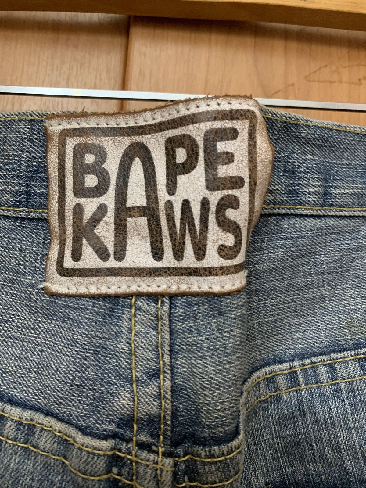 Bape Bape x kaws big size jeans Size US 37 - 5 Thumbnail