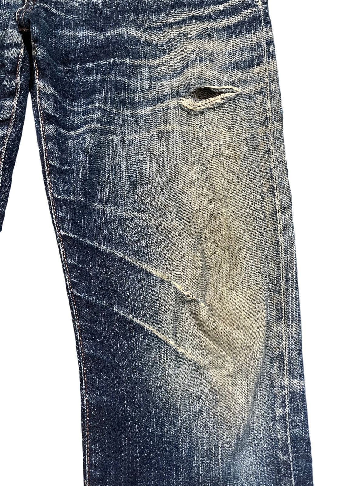 Jun Takahashi Vintage Uniqlo Patchwork Denim Size US 33 - 4 Thumbnail