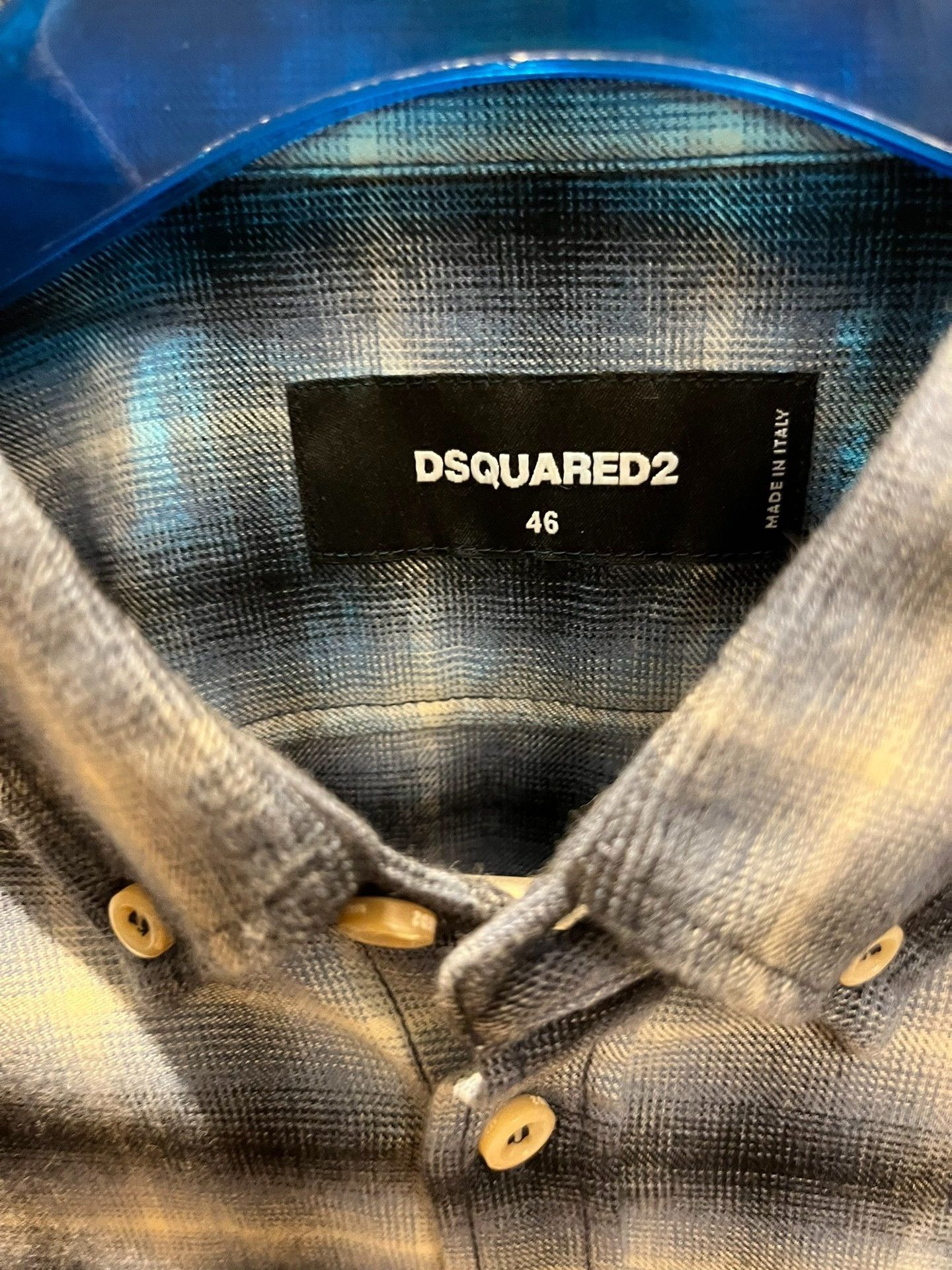 Dsquared2 Dsquared2 Classic Plaid Shirt 46 Size US S / EU 44-46 / 1 - 4 Thumbnail