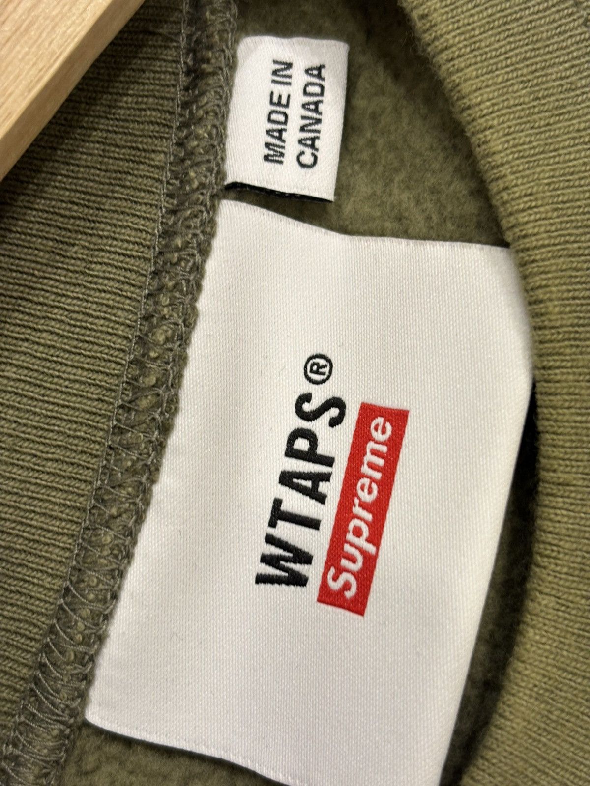 Supreme × Wtaps Supreme WTaps Crewneck Size US XXL / EU 58 / 5 - 3 Thumbnail