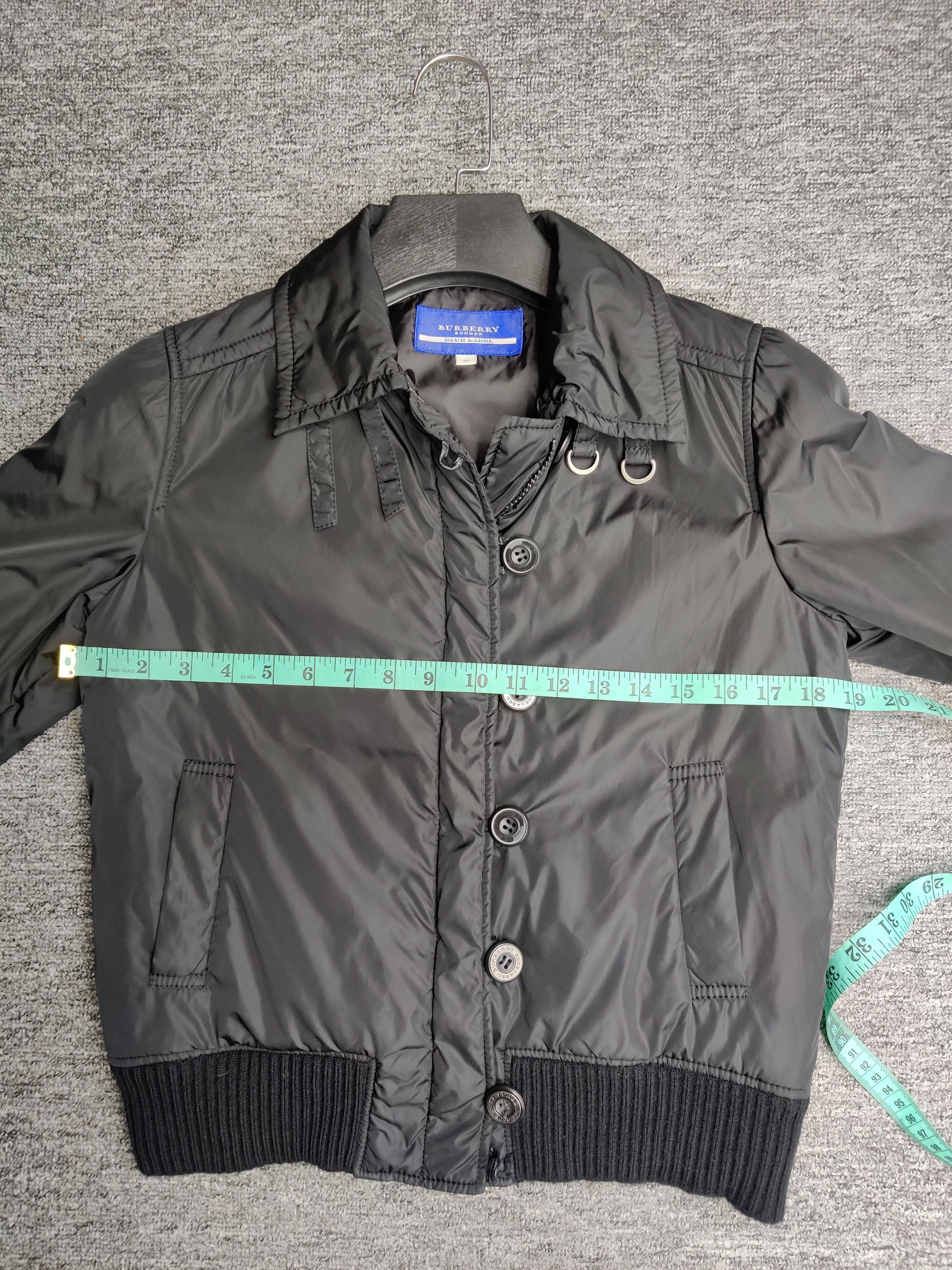 Burberry Vintage Burberry Blue Label Black Bomber Jacket Size US M / EU 48-50 / 2 - 15 Thumbnail