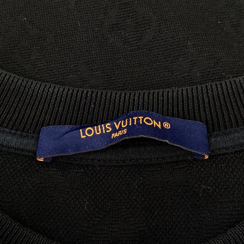 Louis Vuitton Louis Vuitton Round Neck in Black with Dark Pattern and Fu Size US XS / EU 42 / 0 - 6 Thumbnail