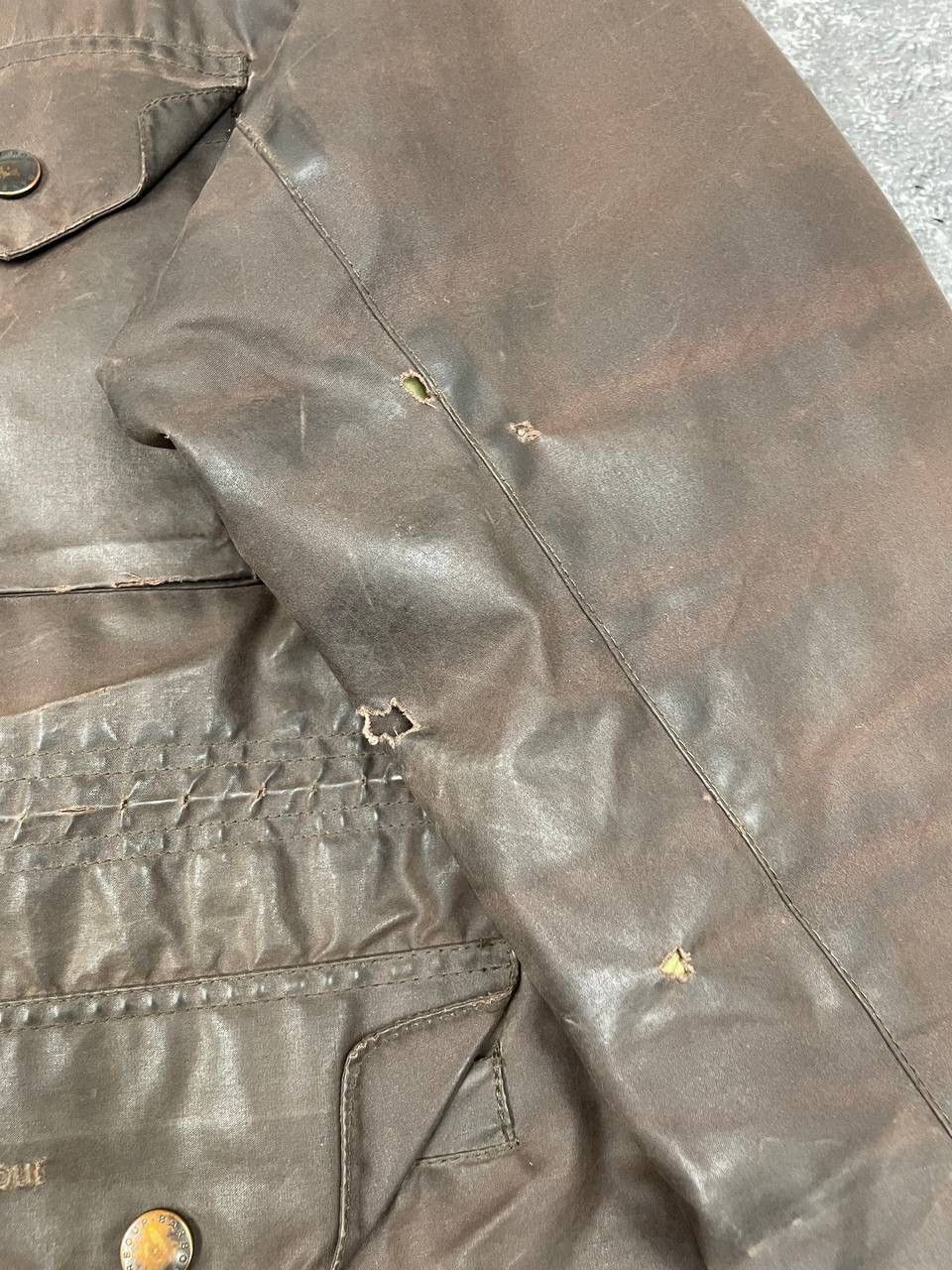 Barbour Barbour Mens Vintage Waxed Jacket Brown Size XL Size US XL / EU 56 / 4 - 5 Thumbnail