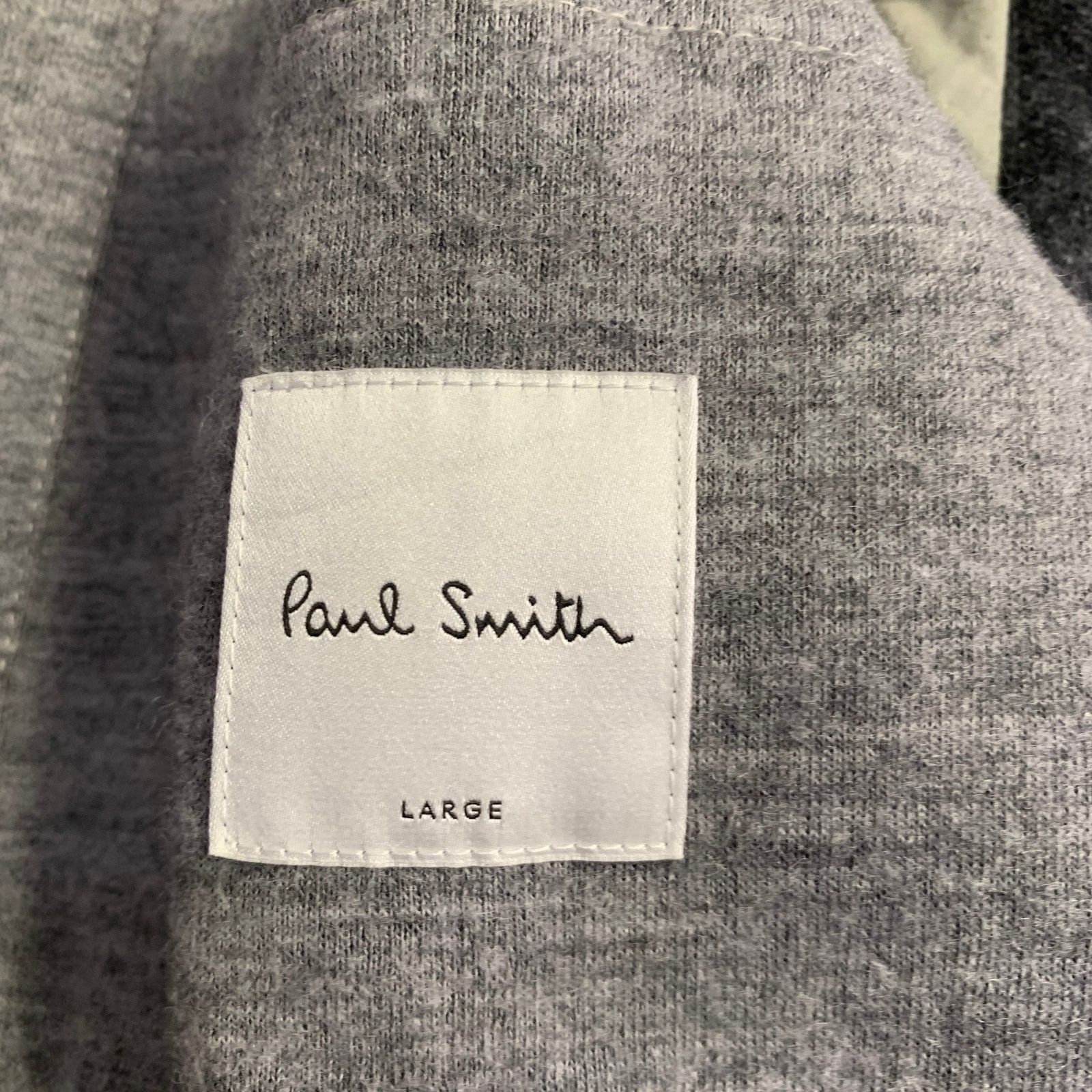 Paul Smith Grey Heather Wool Blend Single Breasted Notch Lapel Buttoned Size US L / EU 52-54 / 3 - 6 Thumbnail
