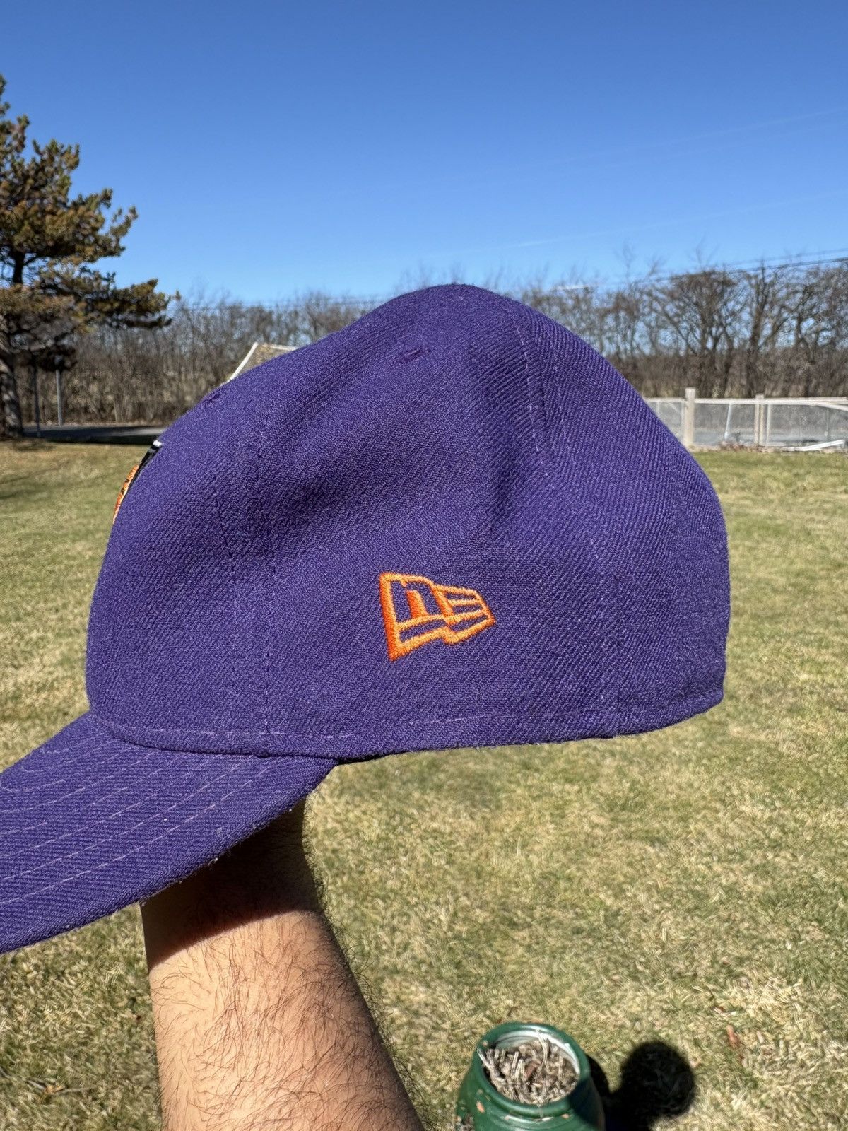 New Era Phoenix Suns NBA New Era 59Fifty Purple Fitted Hat Logo 7 Size ONE SIZE - 3 Thumbnail