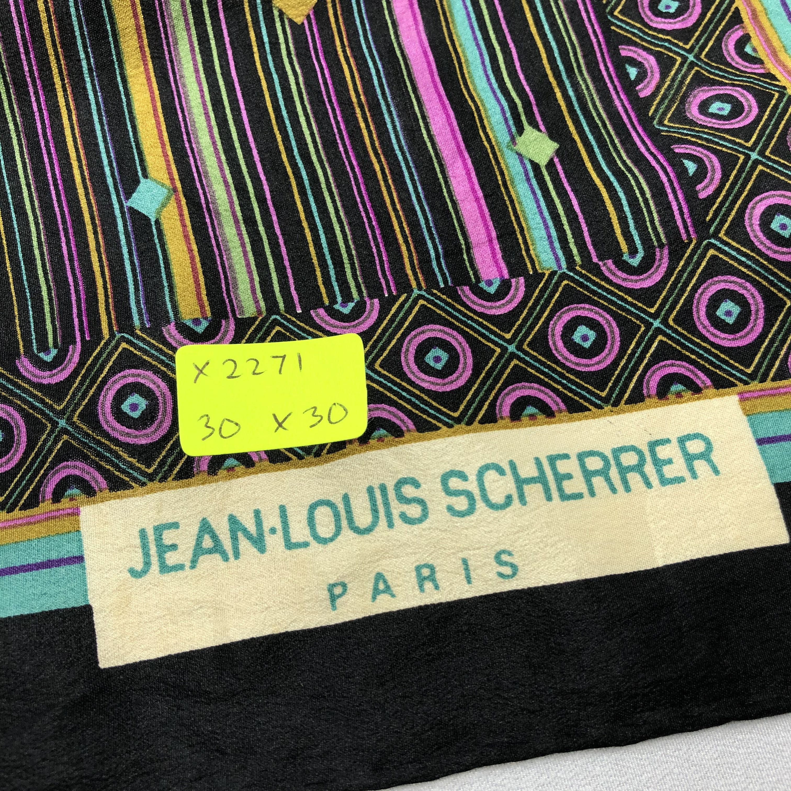 Jean-Louis Scherrer Vintage Jean Louis Scherrer Silk Scarf Size ONE SIZE - 6 Thumbnail