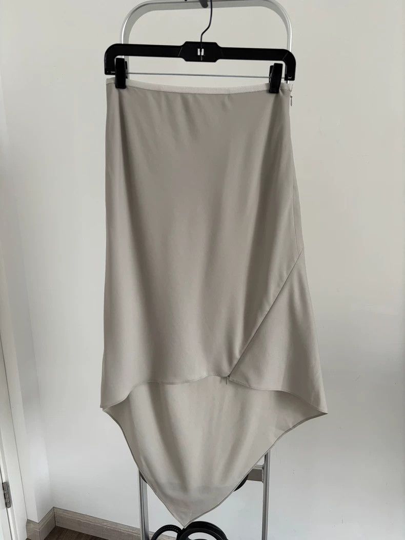 Helmut Lang HELMUT LANG size2 A wool asymmetrical skirt Size S / US 4 / IT 40 - 1 Thumbnail