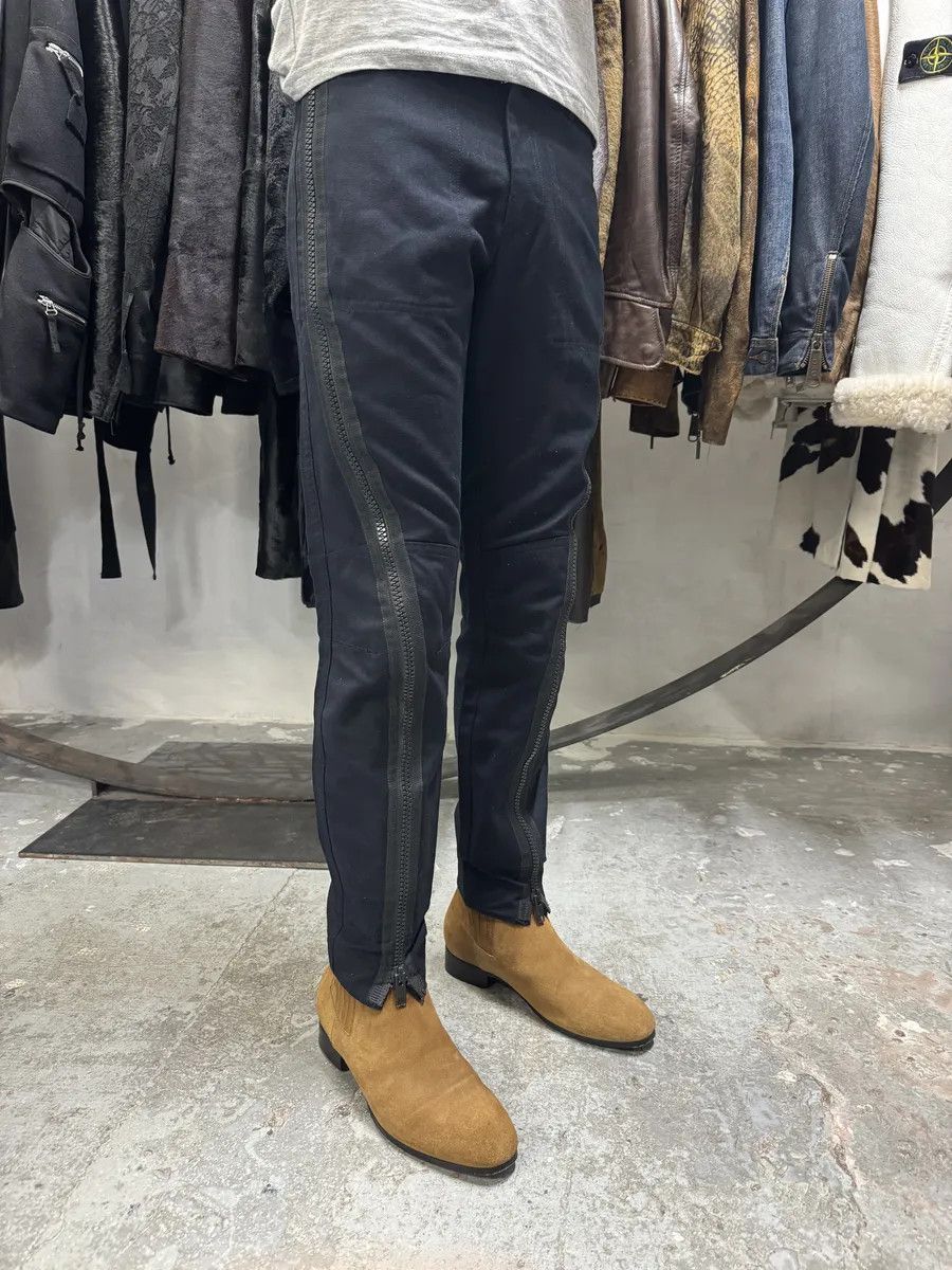Dries Van Noten Dries Van Noten Navy Full Zip Tactical Pants Size US 30 / EU 46 - 2 Thumbnail