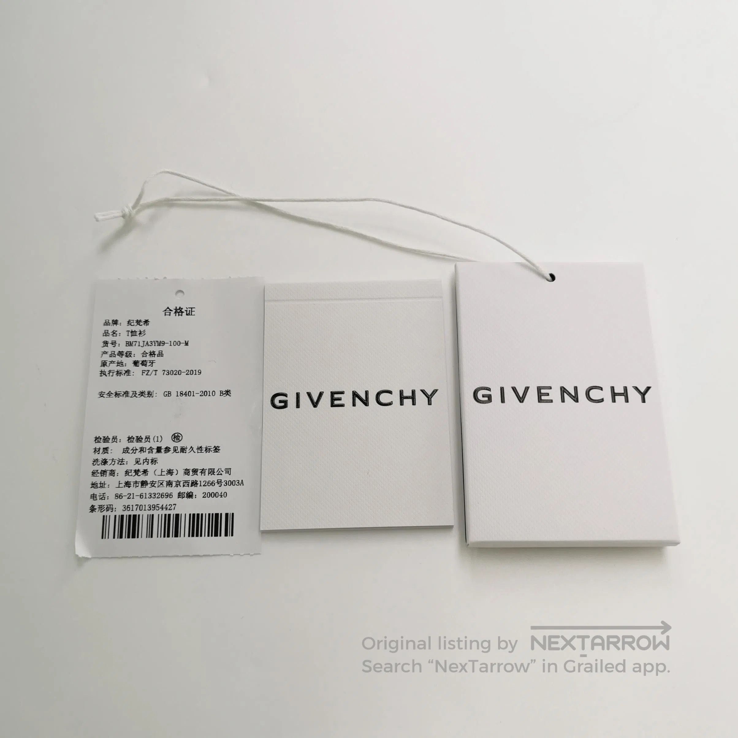 Givenchy Givenchy M Size Cotton Crewneck Logo T. Size US M / EU 48-50 / 2 - 1 Thumbnail