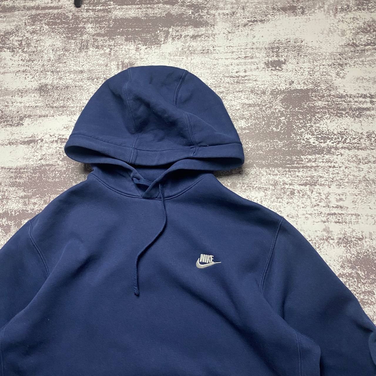Nike Vintage Y2K Nike Hoodie Sweater swoosh check Blue Size US XL / EU 56 / 4 - 2 Thumbnail