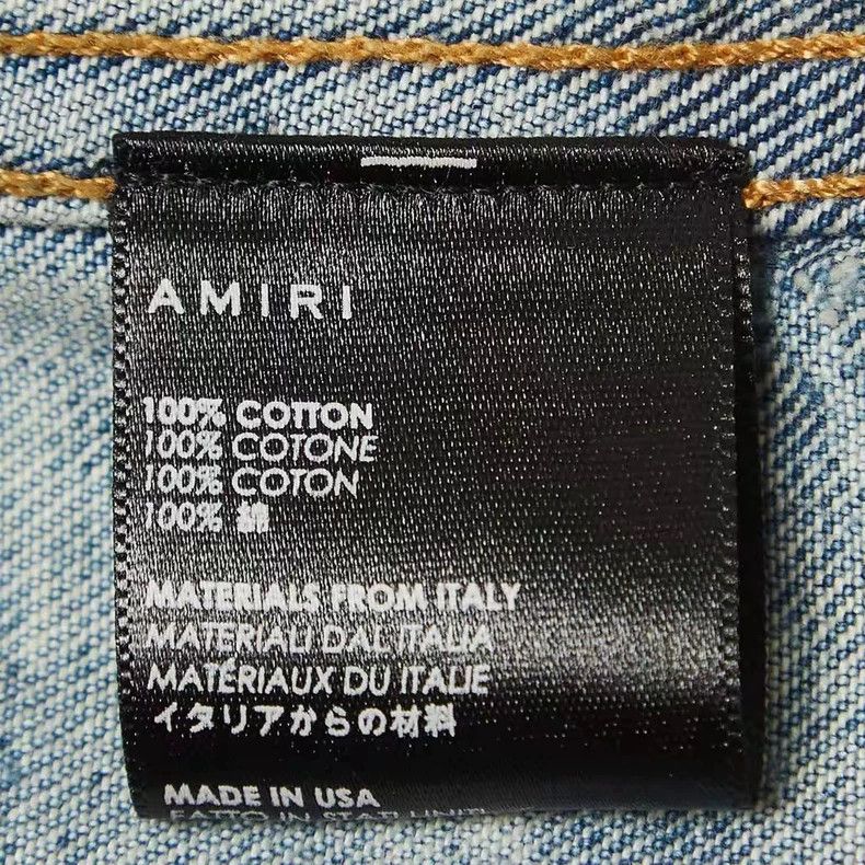 Amiri Amiri Jacksons back kill denim jacket Size US XS / EU 42 / 0 - 5 Thumbnail
