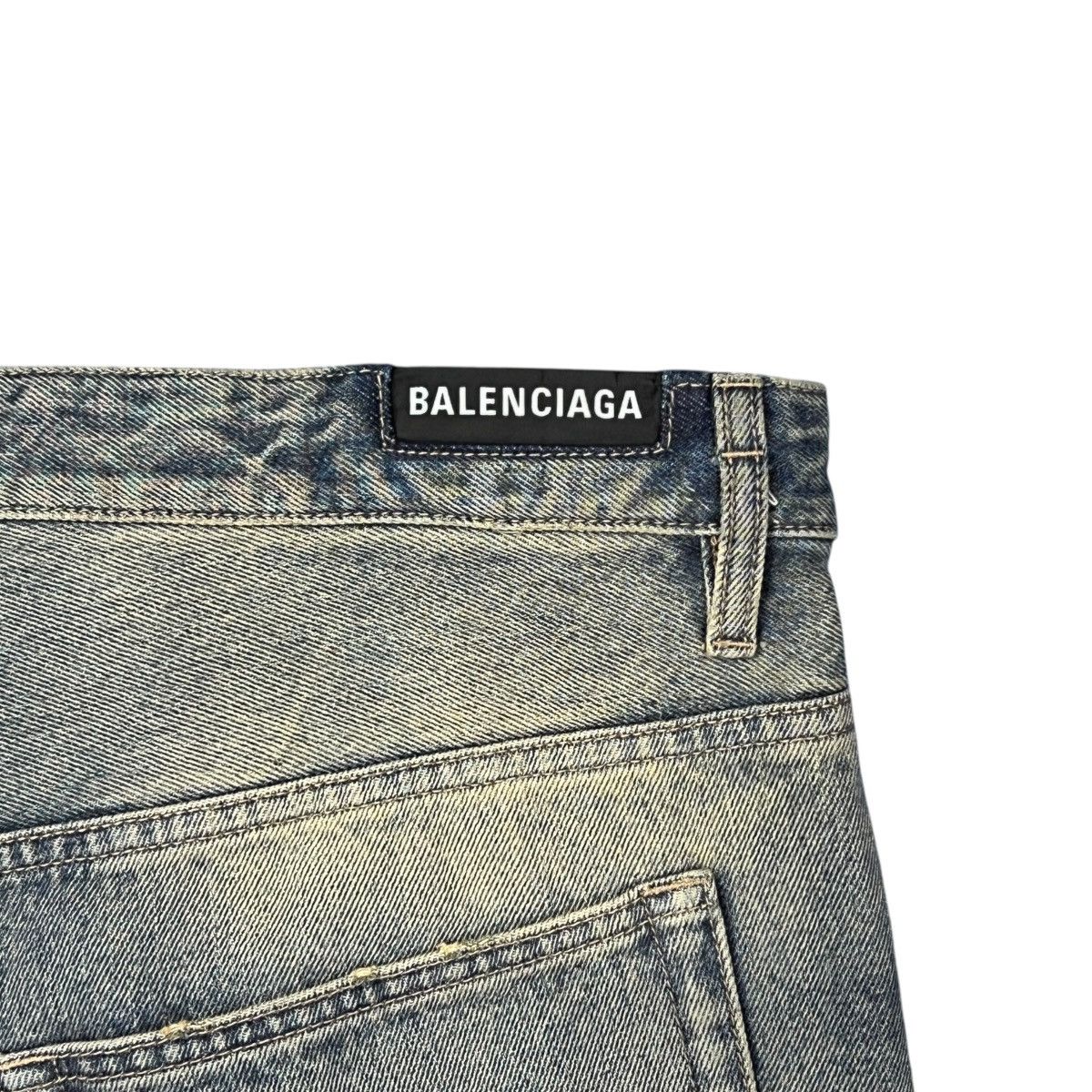 Balenciaga BALENCIAGA 24SS Demna Gvasalia Destroyed Cotton Buggy Pants Size US 30 / EU 46 - 9 Thumbnail