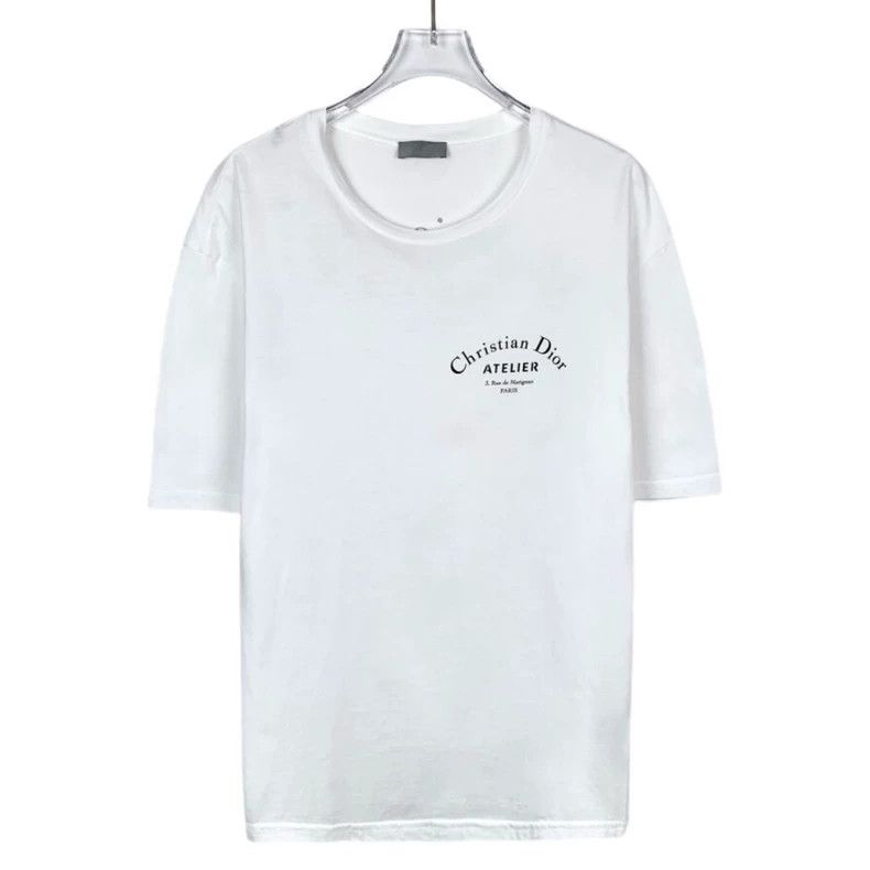 Dior Dior Logo slogan printed round-neck white cotton short-slee Size US S / EU 44-46 / 1 - 1 Thumbnail