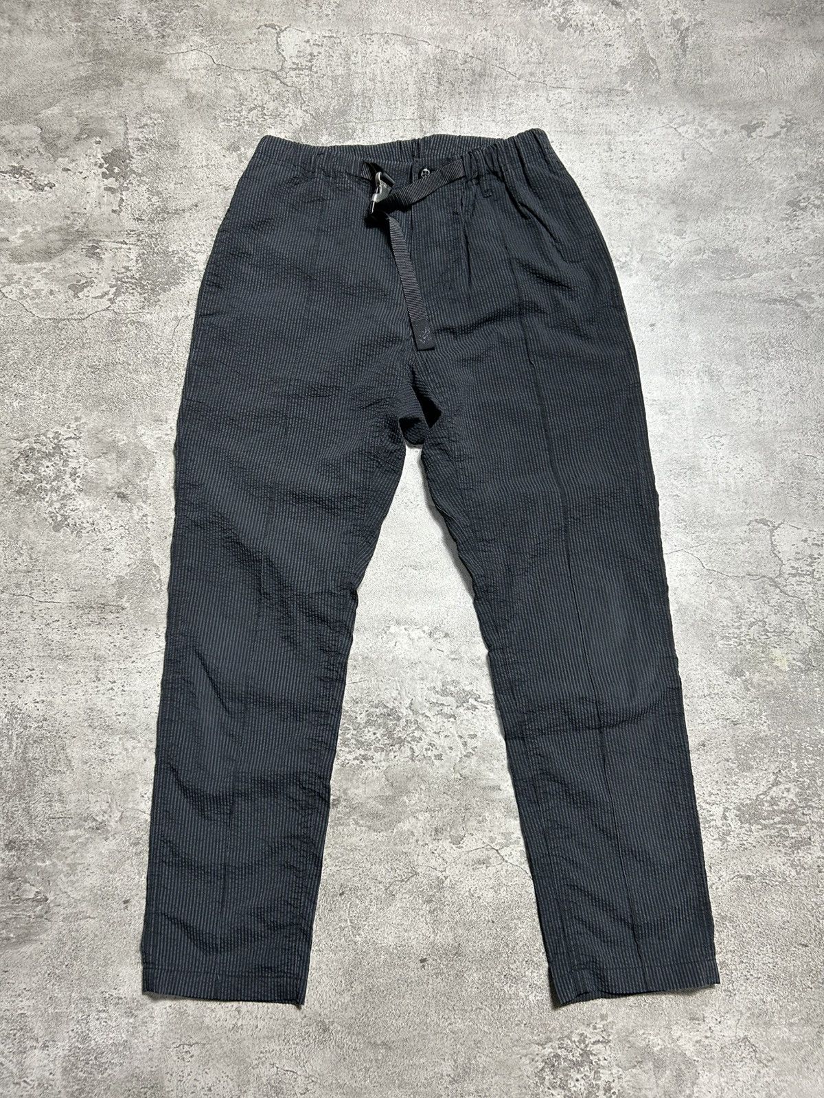 Gramicci 2000s Gramicci Black Pants With Belt Size US 27 - 1 Thumbnail