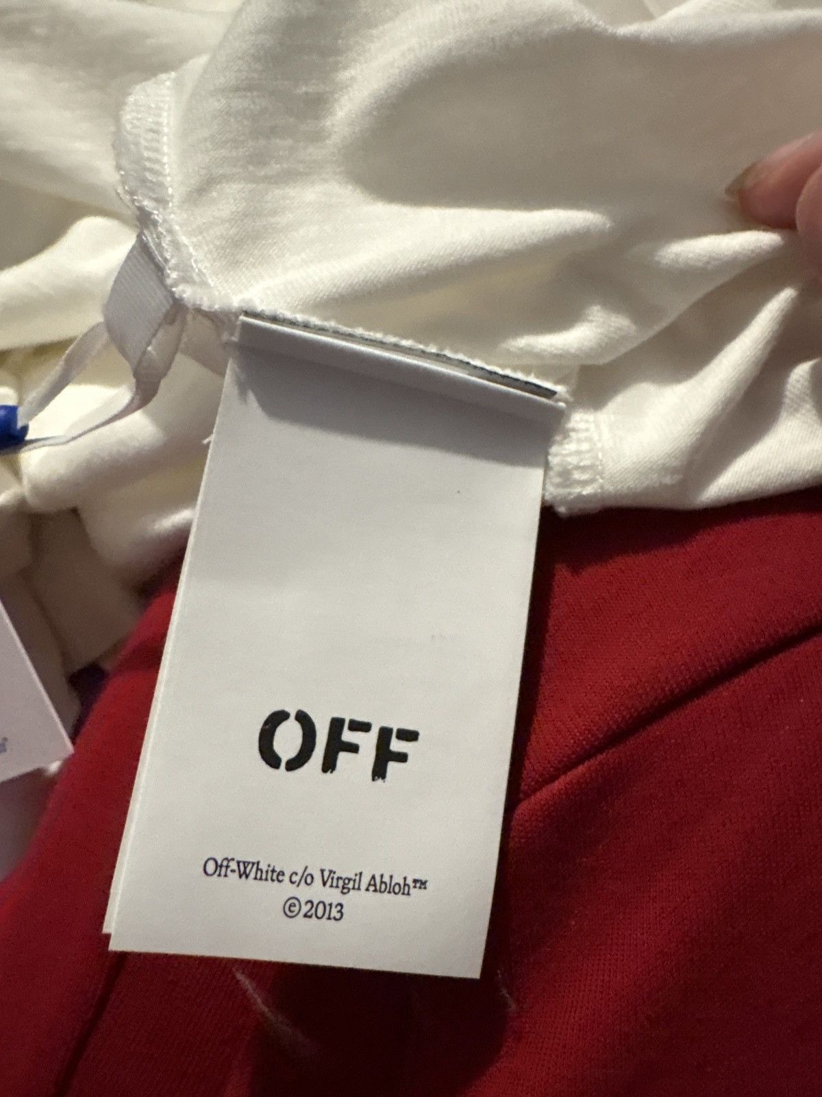 Off-White Shared Logo Skate Cotton T-Shirt Size US L / EU 52-54 / 3 - 7 Thumbnail