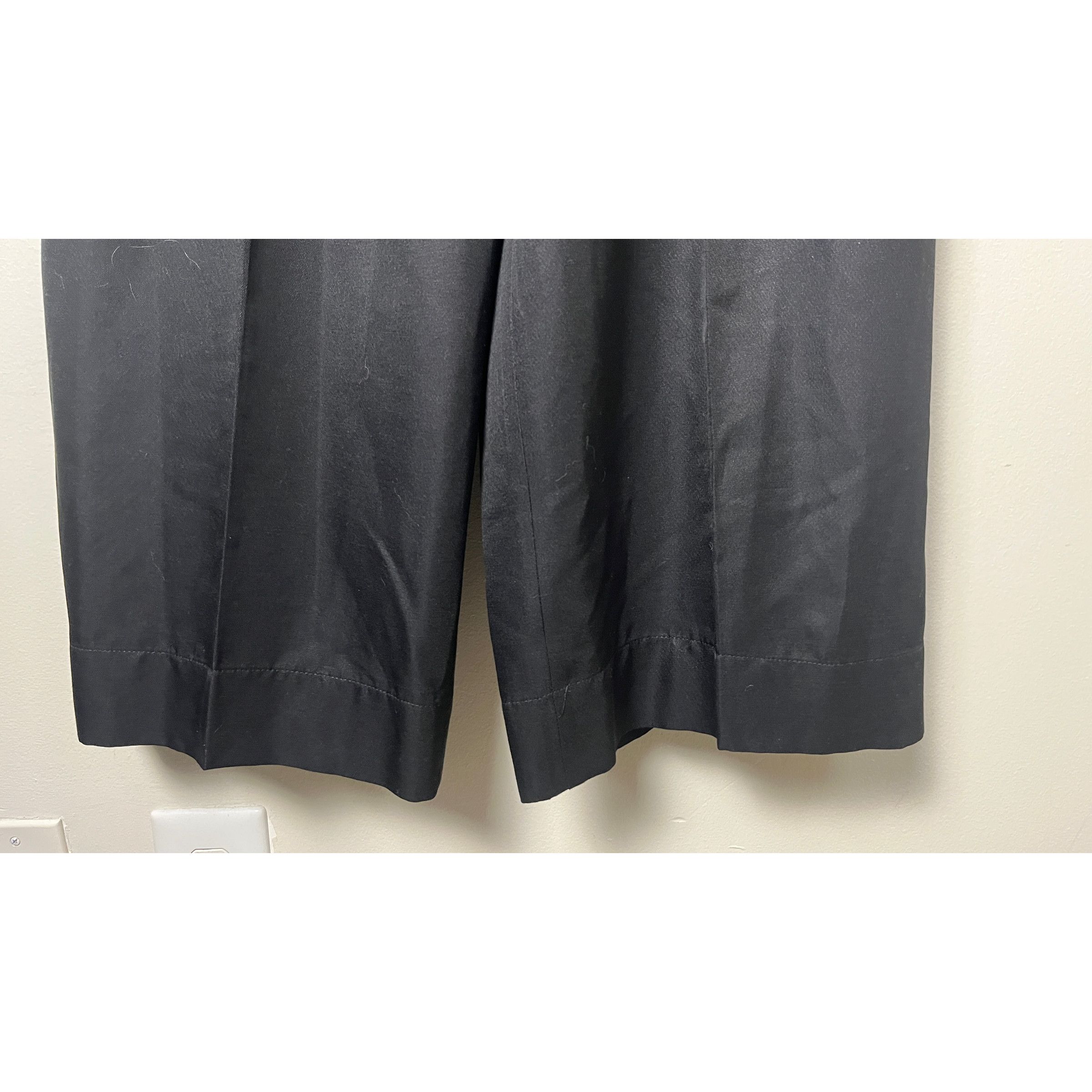 Maison Margiela MARGIELA WHITE LABEL WIDE LEG PAPER BAG WAIST PANTS Size 27" / US 4 / IT 40 - 5 Thumbnail