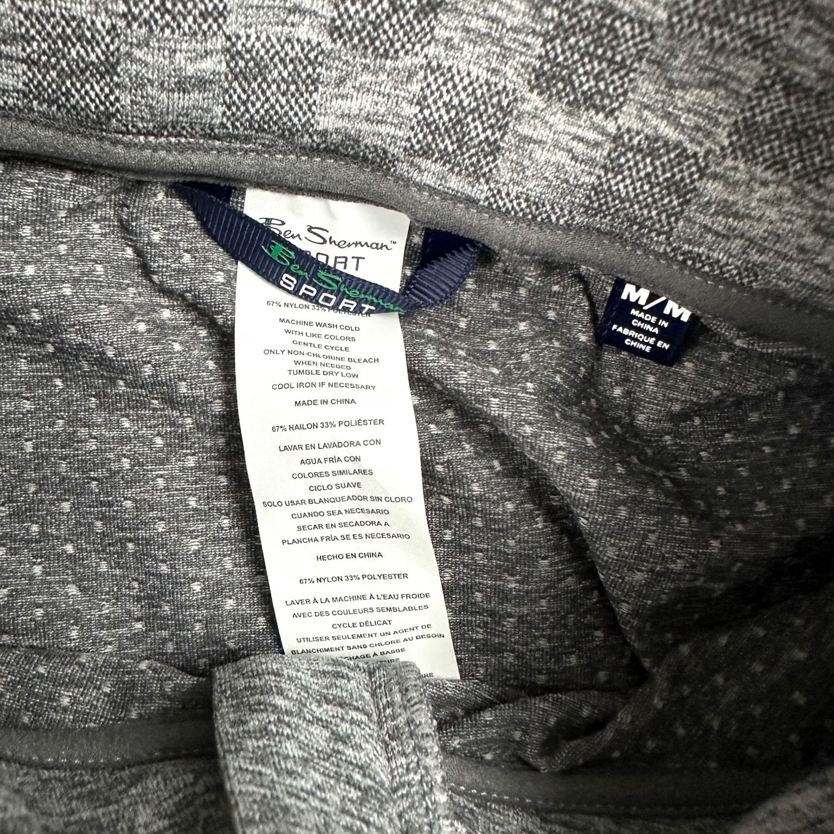 Ben Sherman Ben Sherman Sport Sweater Men Medium Grey 1/4 Zip Golf Pullover Nylon Seamless Size US M / EU 48-50 / 2 - 4 Thumbnail