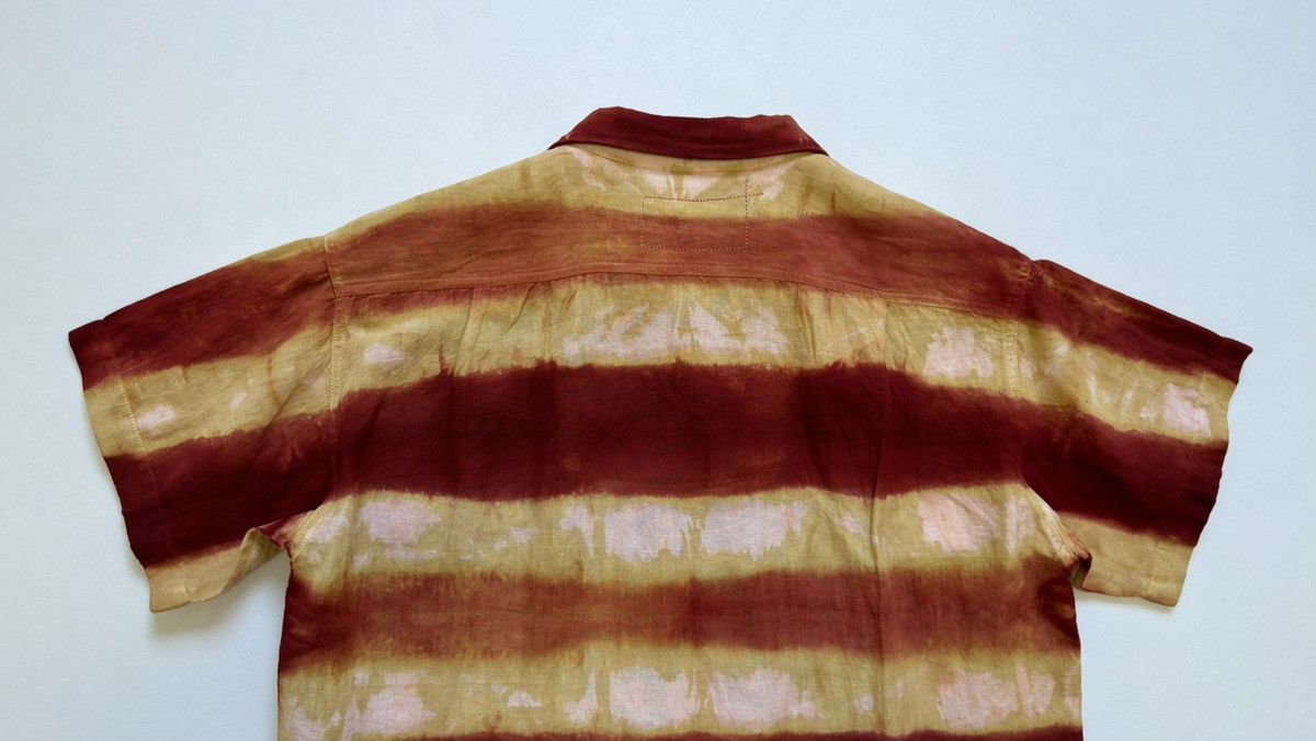 Story Mfg. ‘Fire Tie Dye’ Striped Boxy Shirt Size US S / EU 44-46 / 1 - 11 Thumbnail