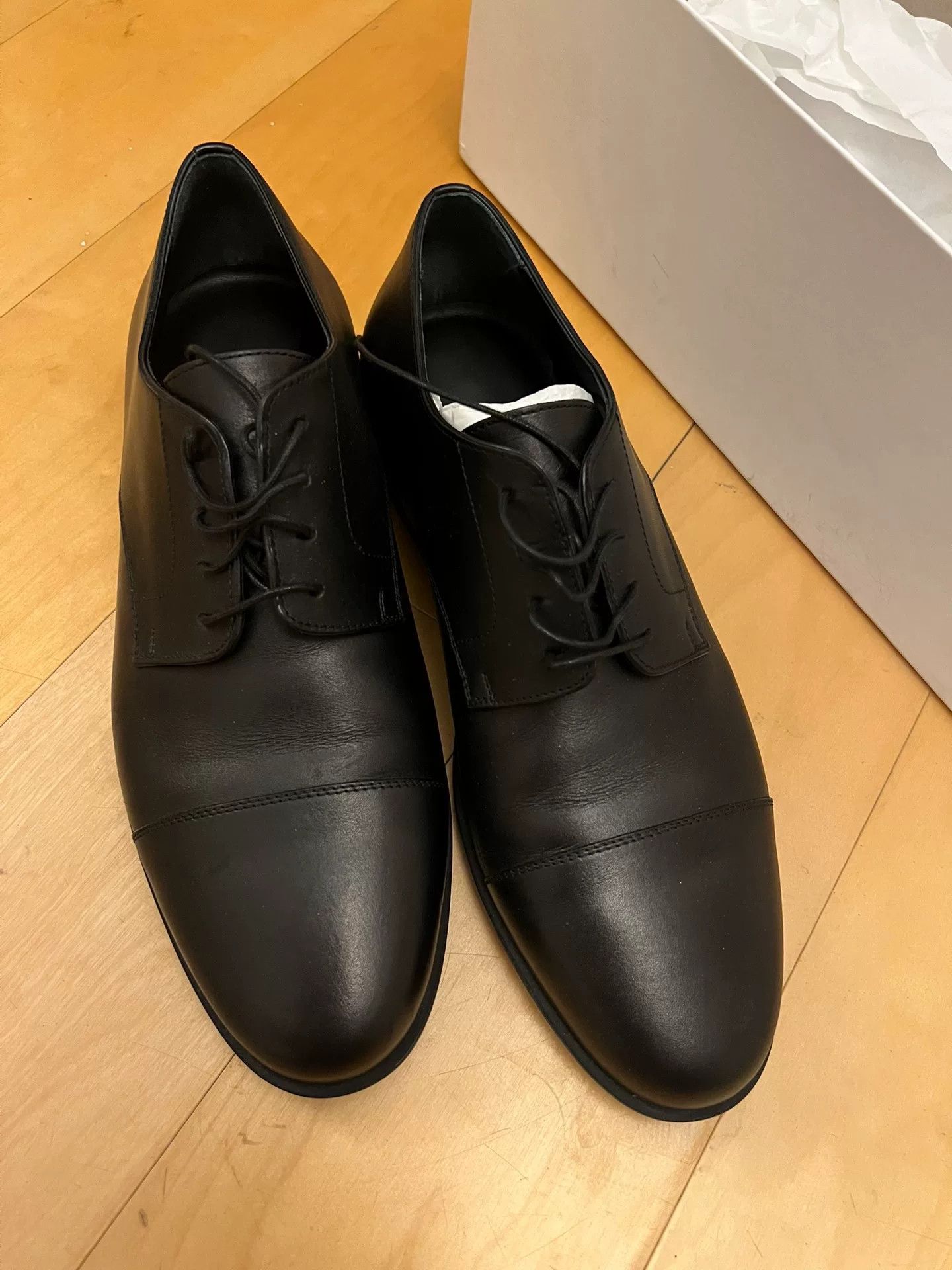 Hermes Hermes Black Leather Shoes Size 42 Size US 9 / EU 42 - 1 Thumbnail