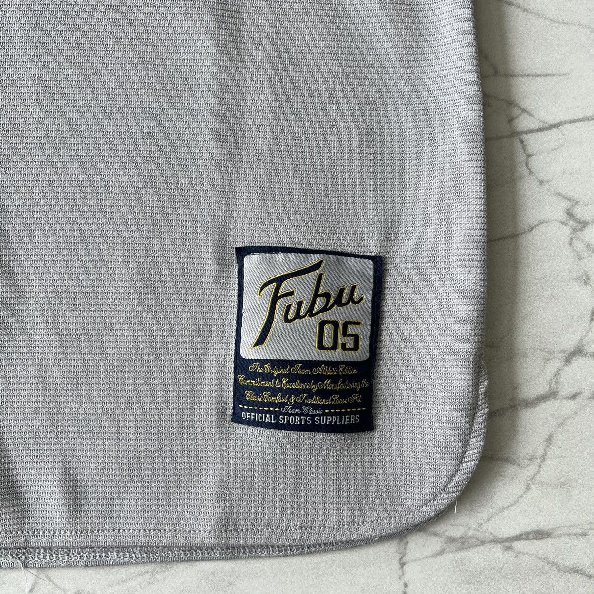 Fubu Fubu Jersey Grey & Yellow Size US XL / EU 56 / 4 - 2 Thumbnail