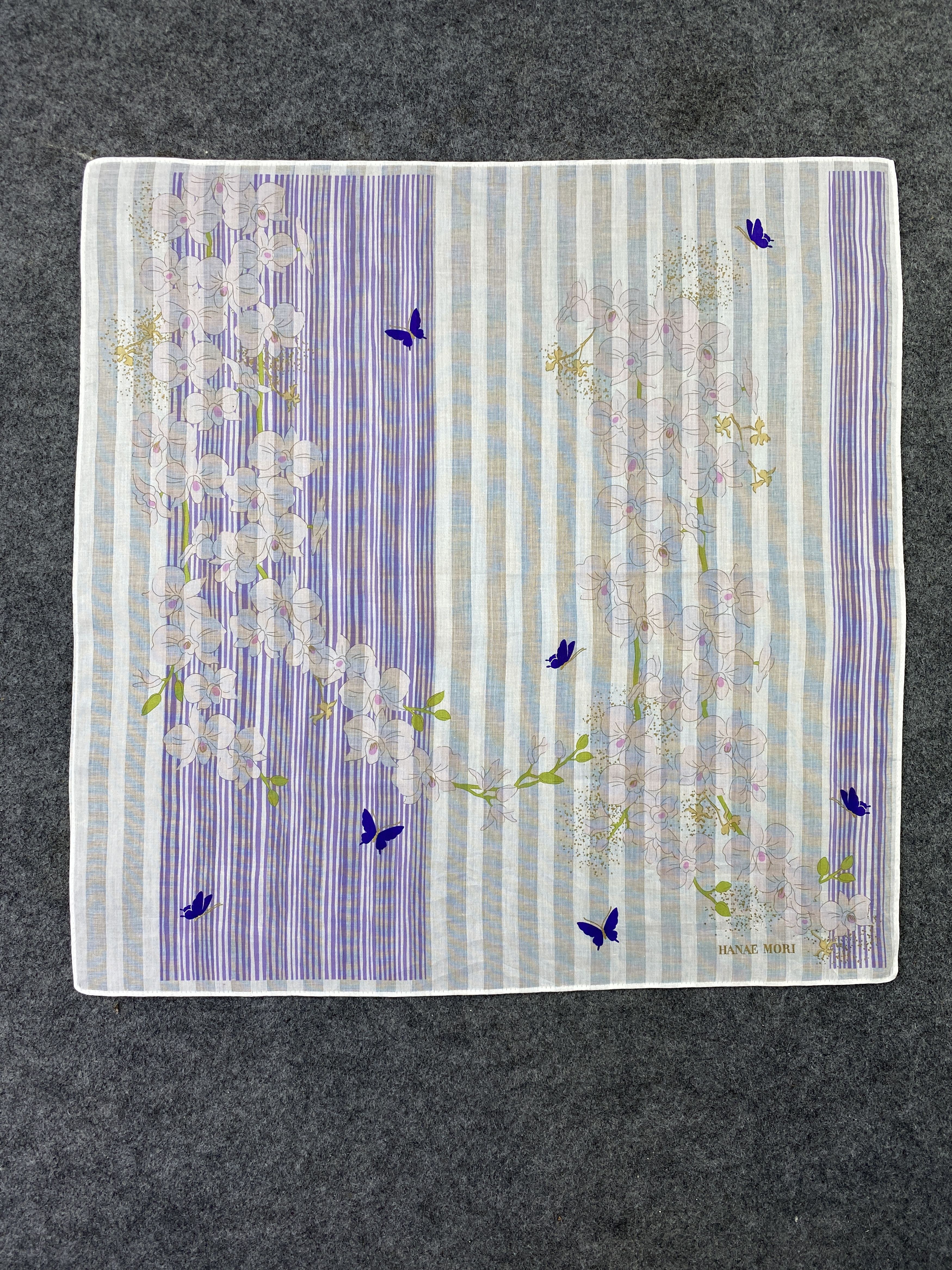 Hanae Mori Hanae Mori Handkerchief / Bandana / Neckerchief-B296 Size ONE SIZE - 3 Thumbnail
