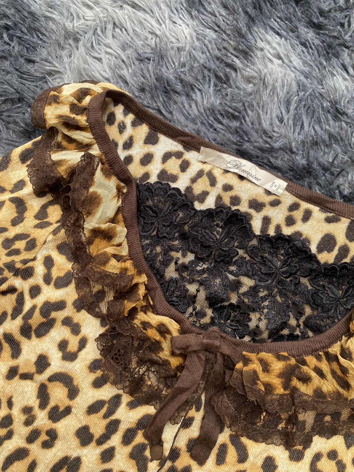 Blumarine Blumarine Leopard Cardigan Size S / US 4 / IT 40 - 3 Thumbnail