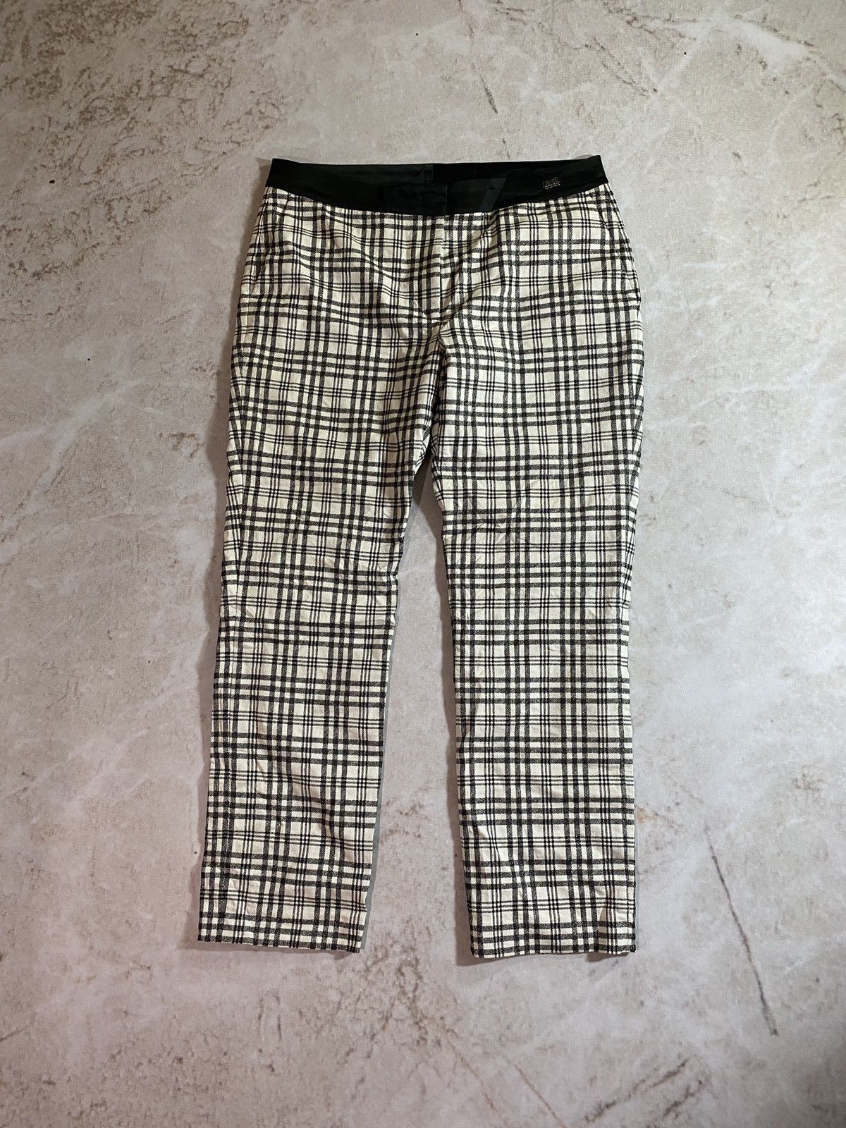 Cavalli Class × Roberto Cavalli Luxury Roberto Cavalli class checkered pants Size 30" / US 8 / IT 44 - 1 Thumbnail