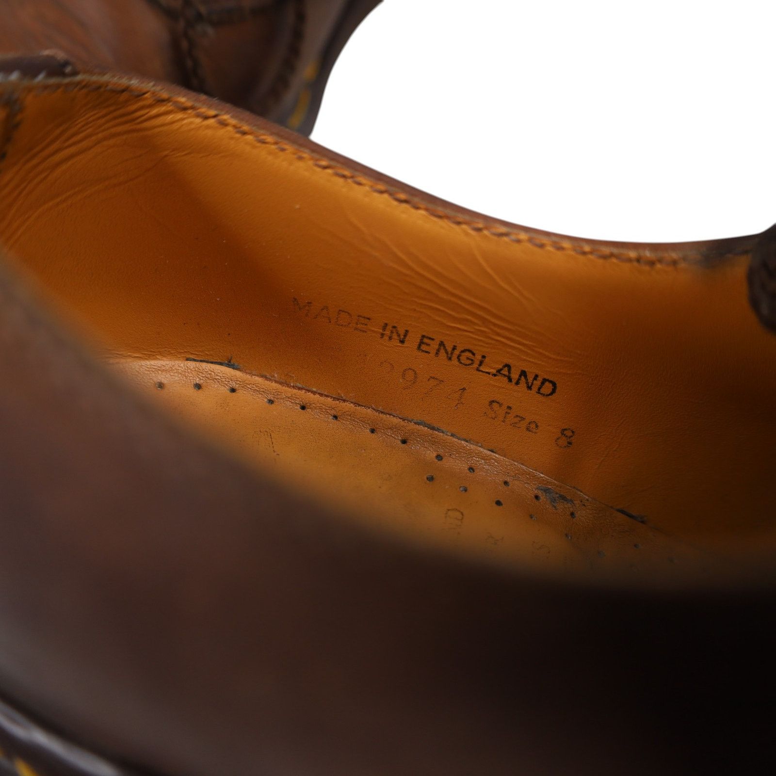 Dr. Martens Vintage Dr.Martens England Made Leather Oxford Shoes Size US 8 / EU 41 - 6 Thumbnail