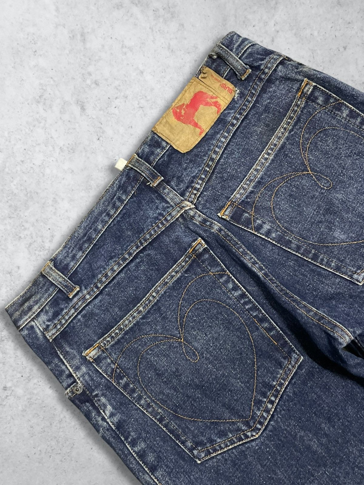 Silas Y2k SILAS Japanese Streetwear Denim Classic Baggy Blue Jeans Size US 32 / EU 48 - 9 Thumbnail