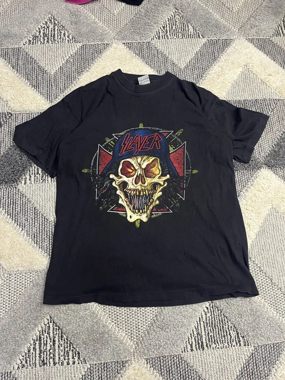 Slayer SLAYER VINTAGE ROCK T SHIRT Size US M / EU 48-50 / 2 - 1 Thumbnail