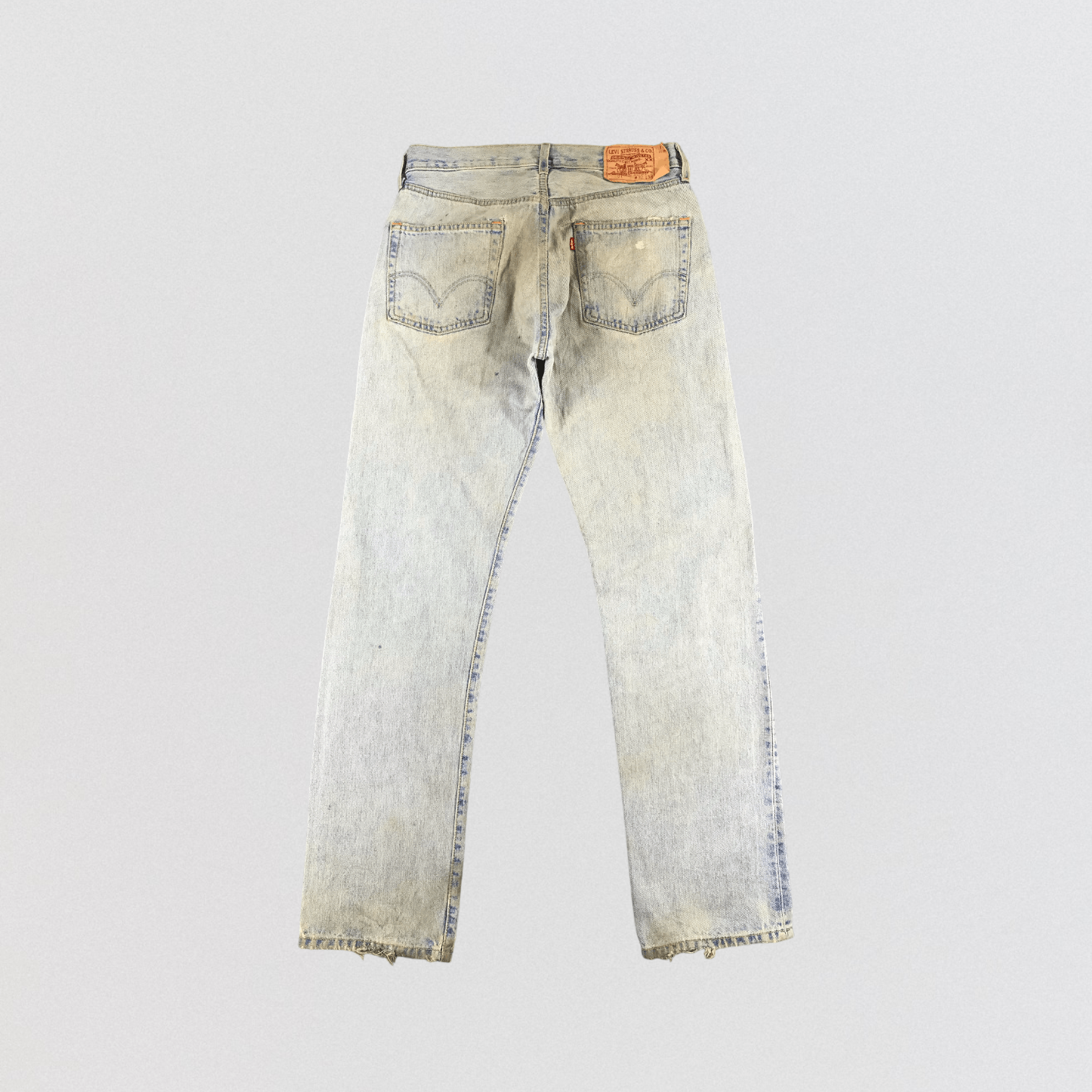 Levi's × Vintage 90s Vintage Light Wash Levis 501 Jeans-JM1827 Size US 32 / EU 48 - 2 Thumbnail