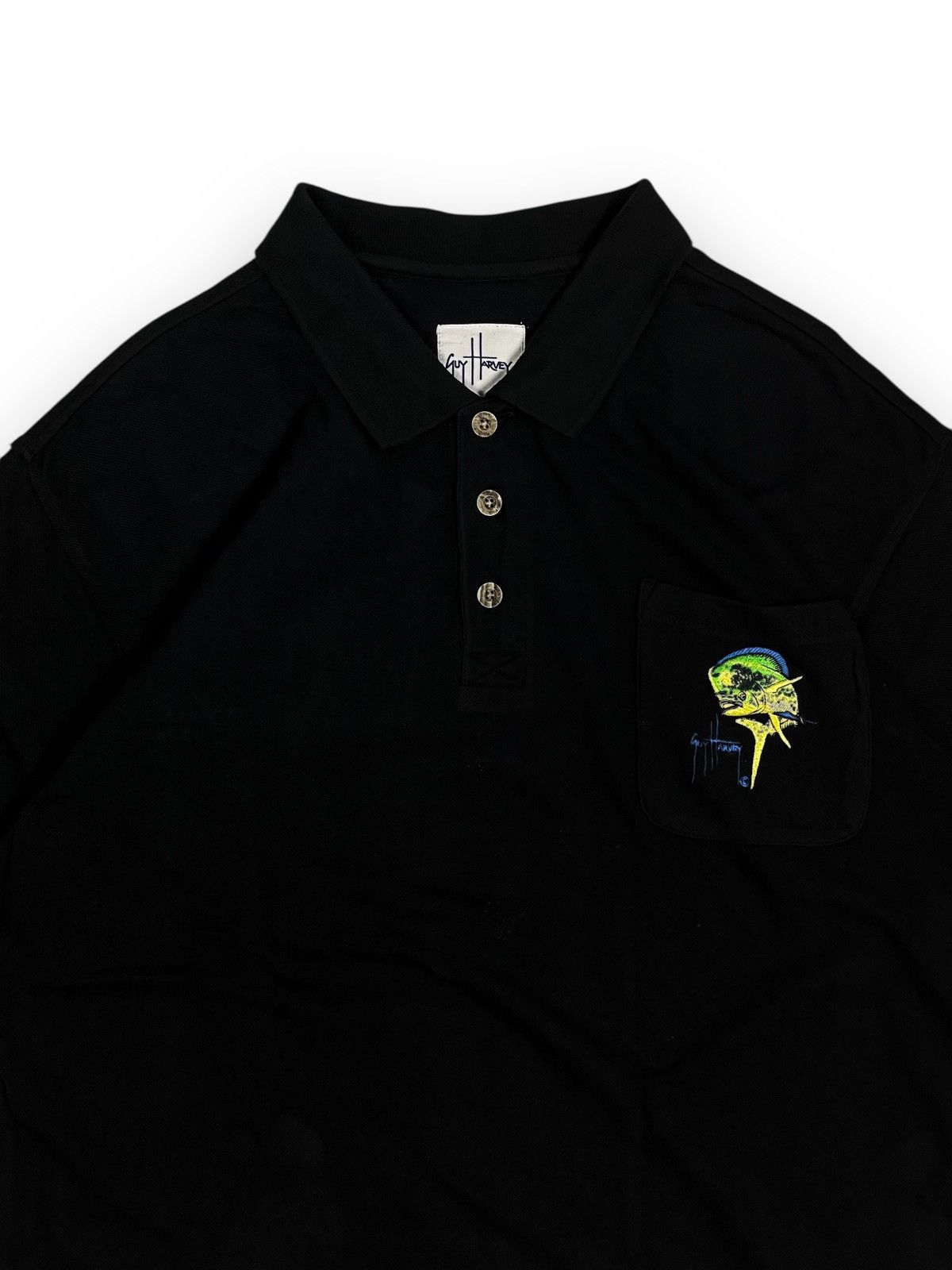 Guy Harvey Guy Harvey By Bluewater Vintage Polo Shirt Size US XL / EU 56 / 4 - 2 Thumbnail